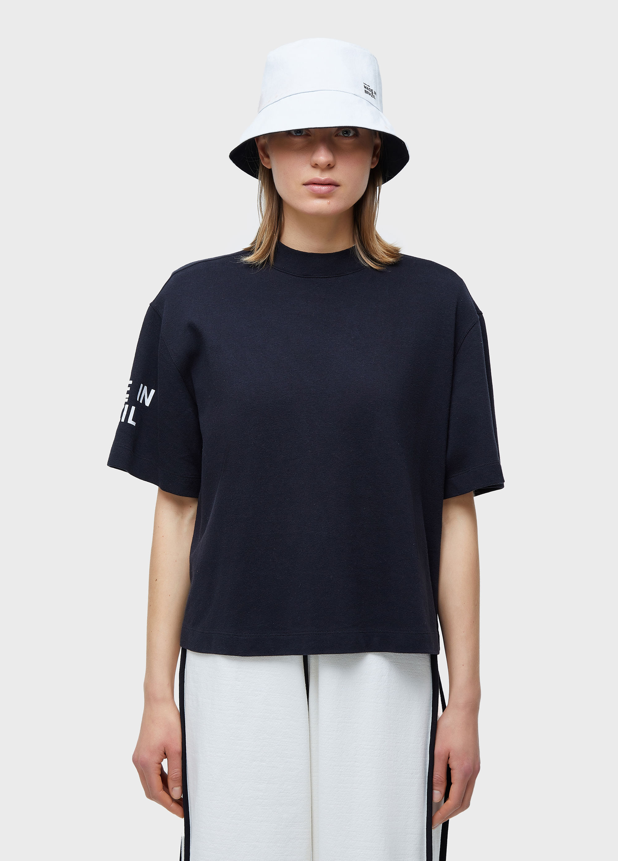 T-shirt over made in brazil double face