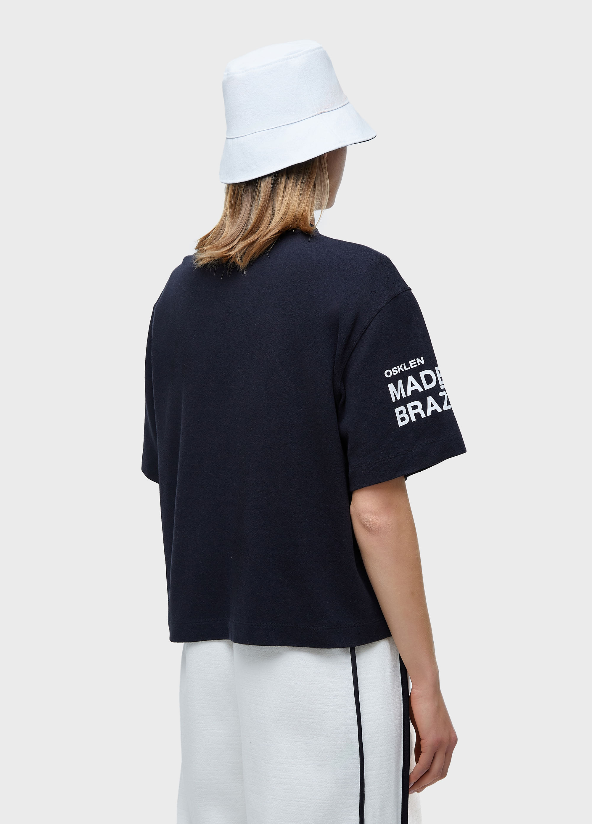 T-shirt over made in brazil double face
