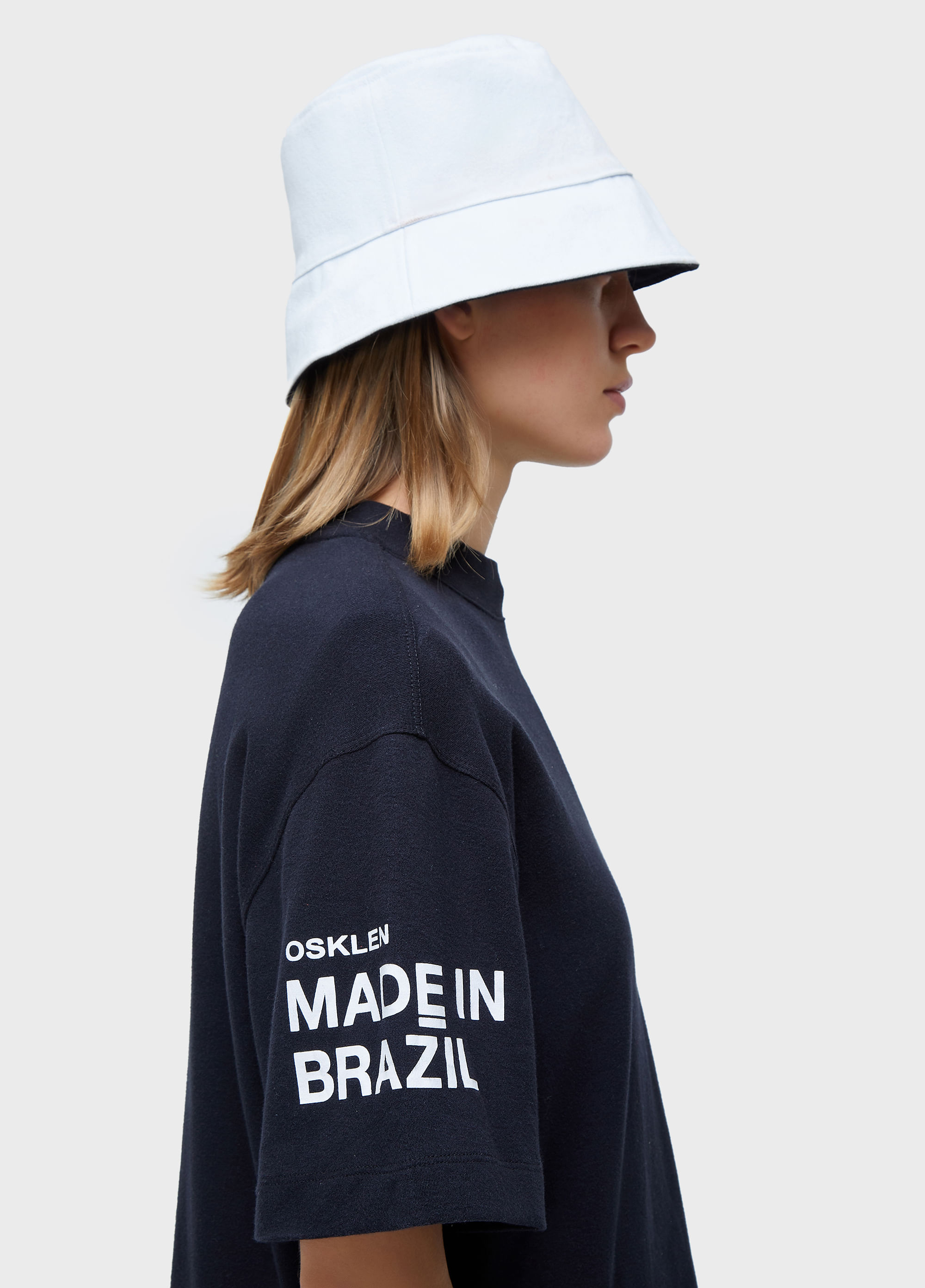 T-shirt over made in brazil double face