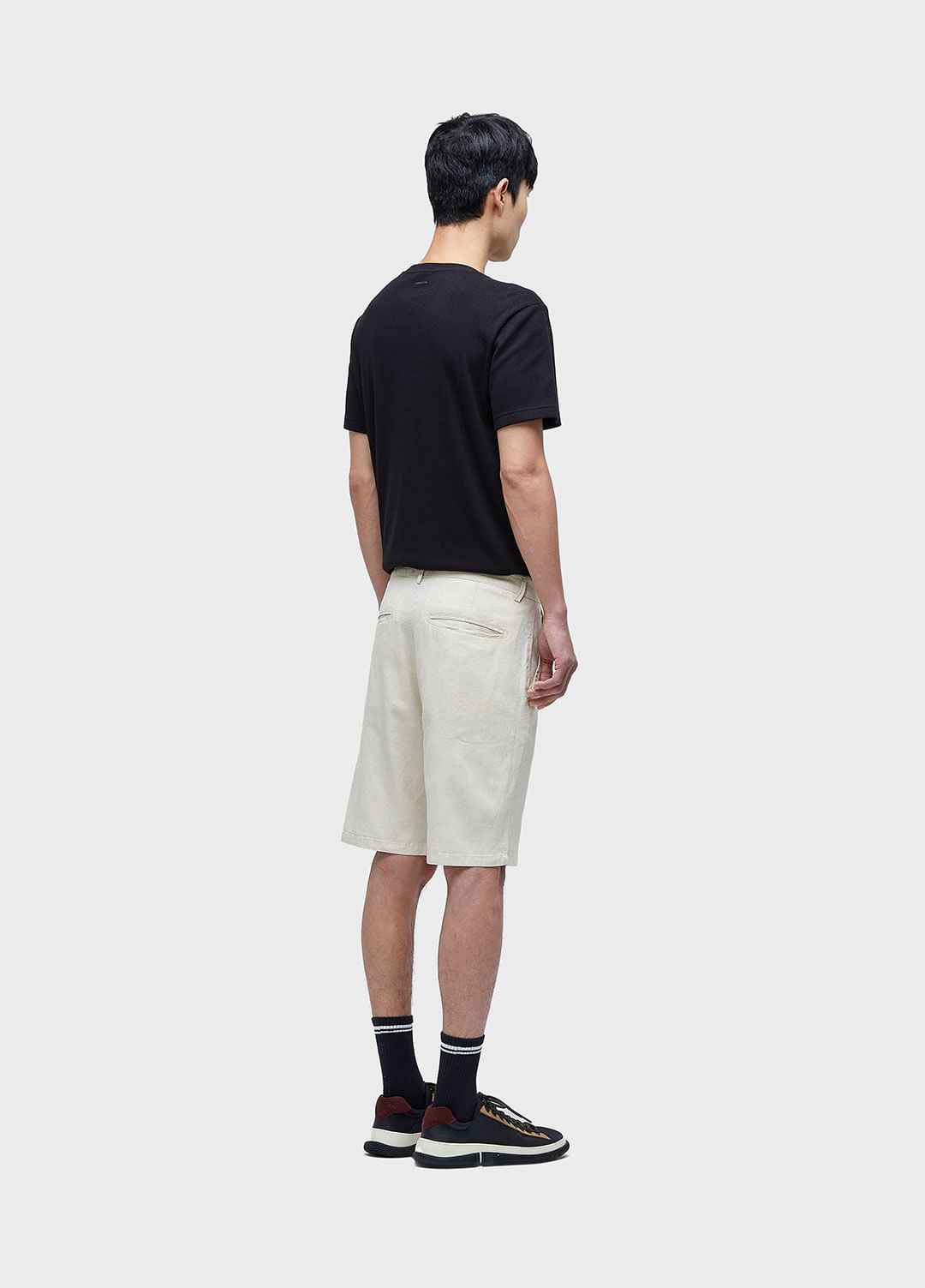 Bermuda alfaiataria basic linen