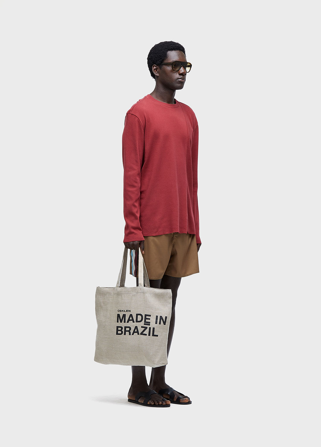 T-shirt slim MIX assimetrica