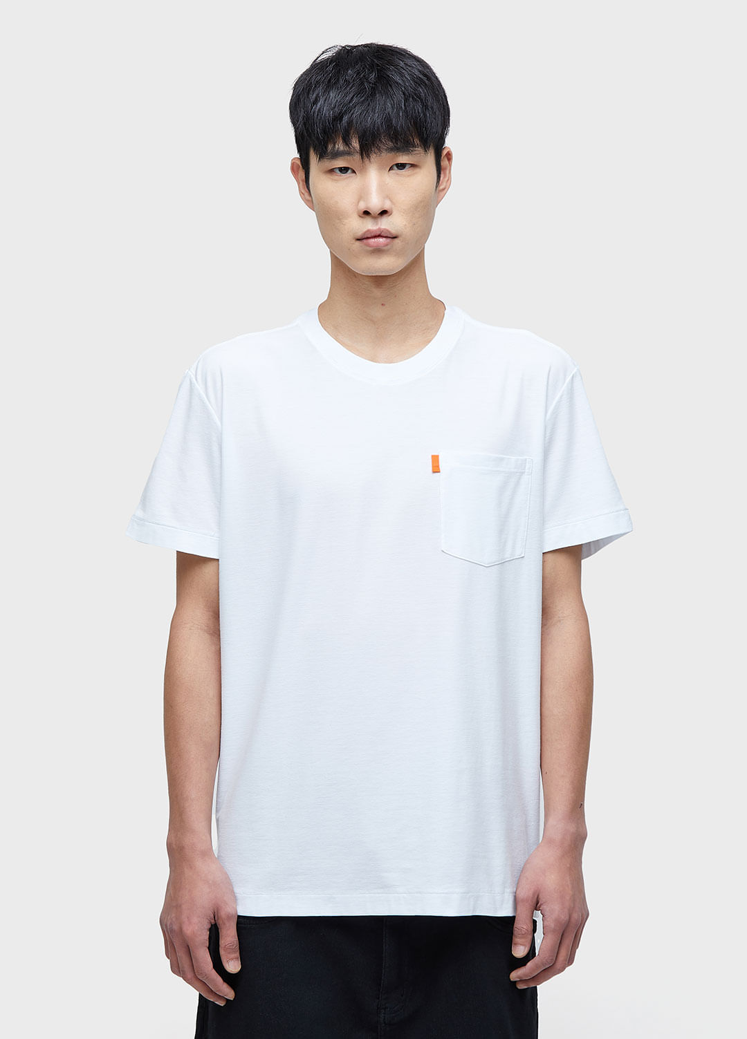 T-shirt washed pocket spot