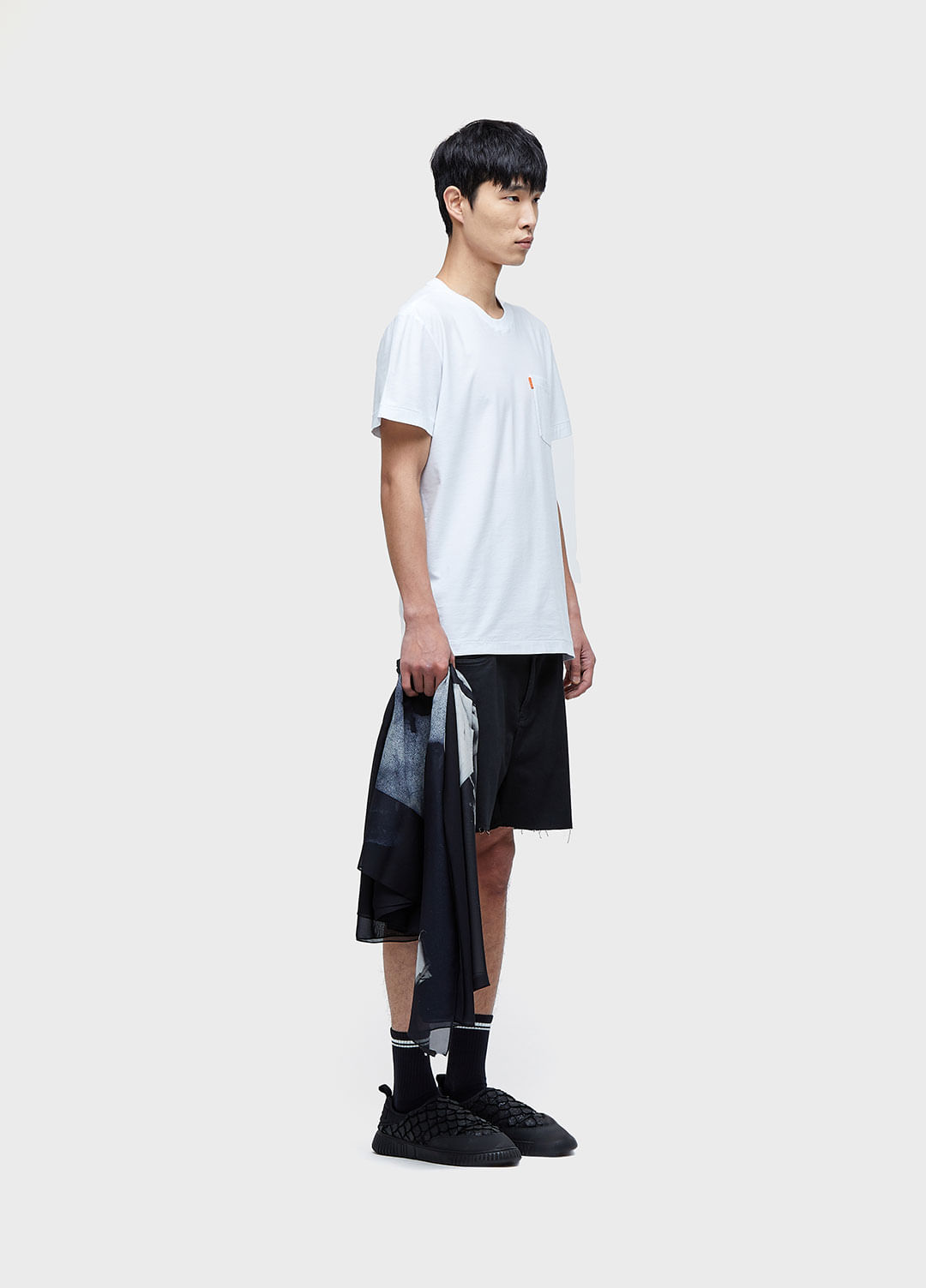 T-shirt washed pocket spot