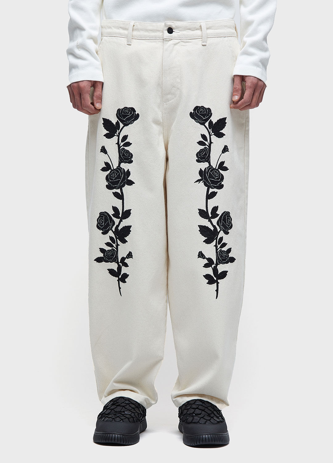 Calça tokyo arabesco rosas cotton