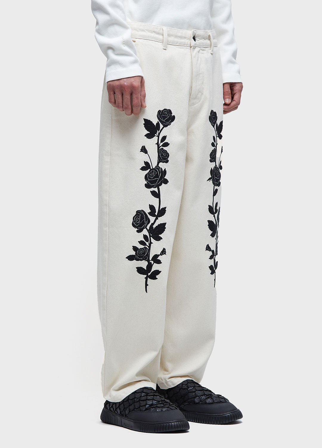Calça tokyo arabesco rosas cotton