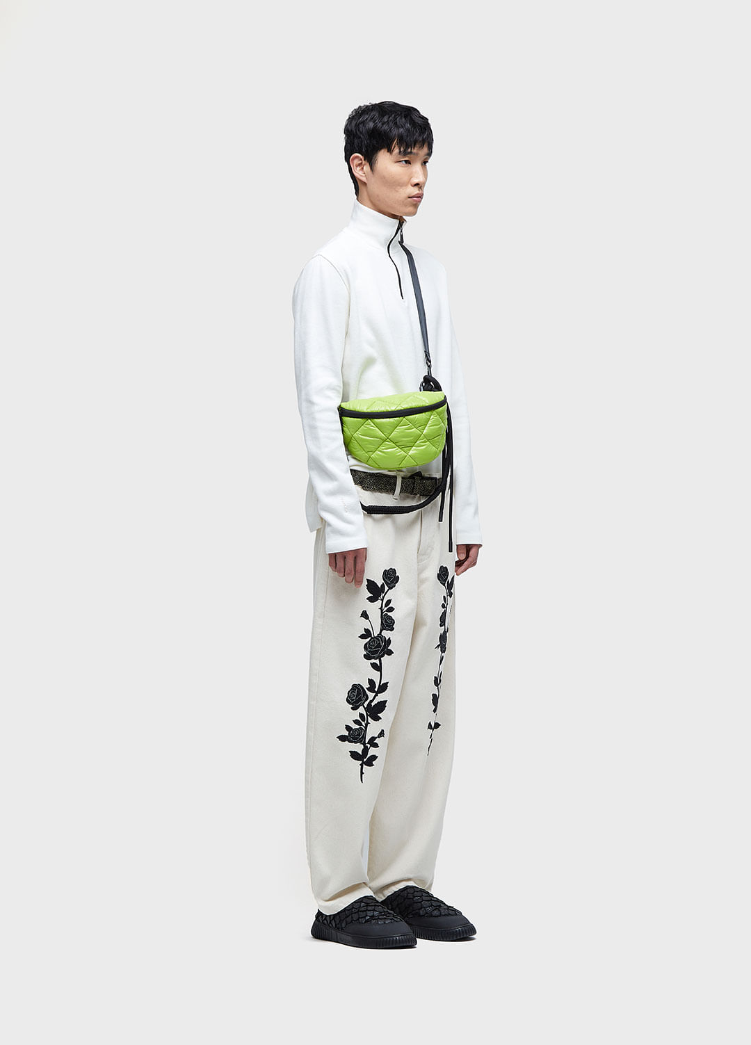 Calça tokyo arabesco rosas cotton