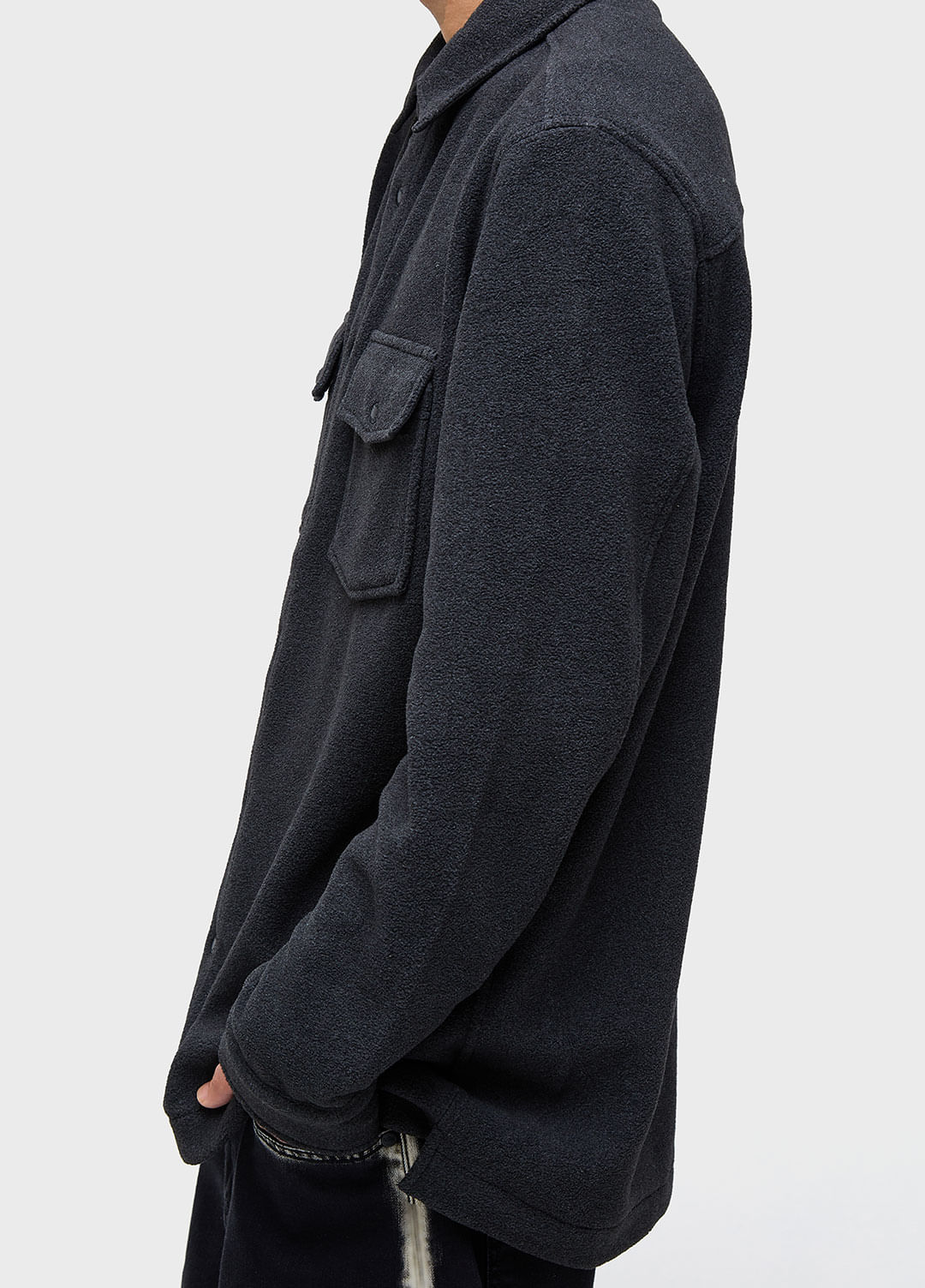 Men’s fleece shirt jacket trkk
