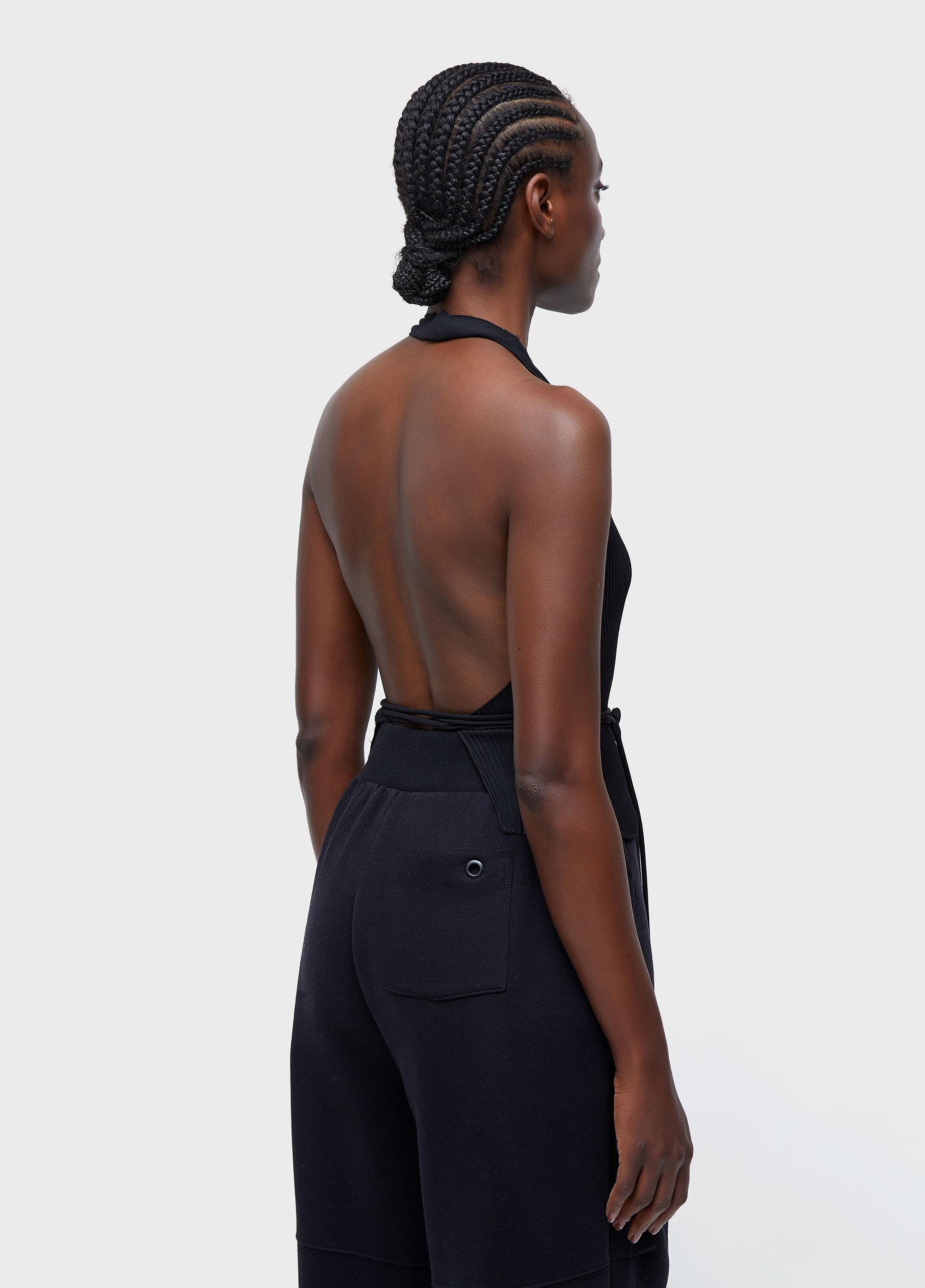Blusa frente única plissada