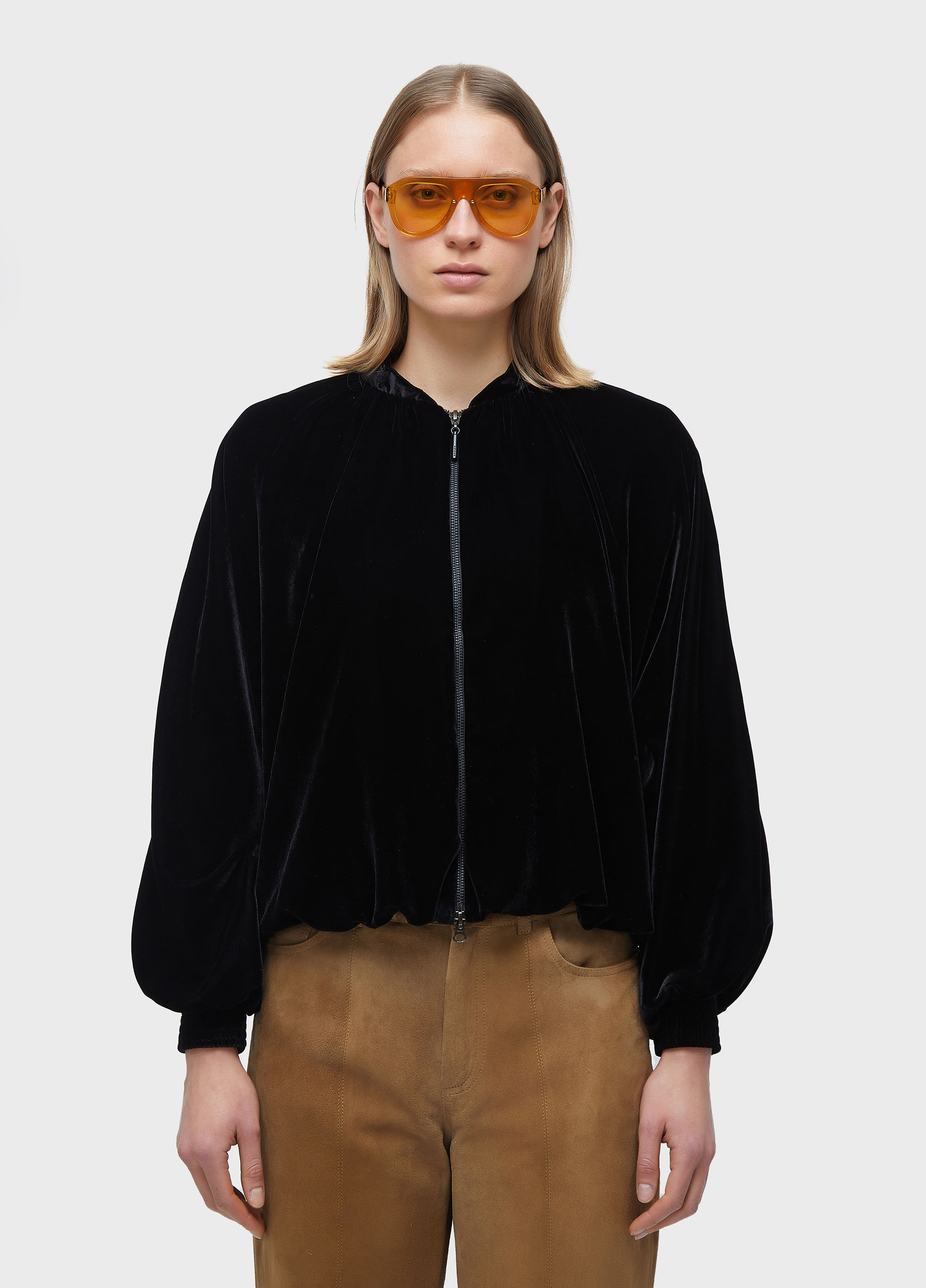 Casaco bomber velvet