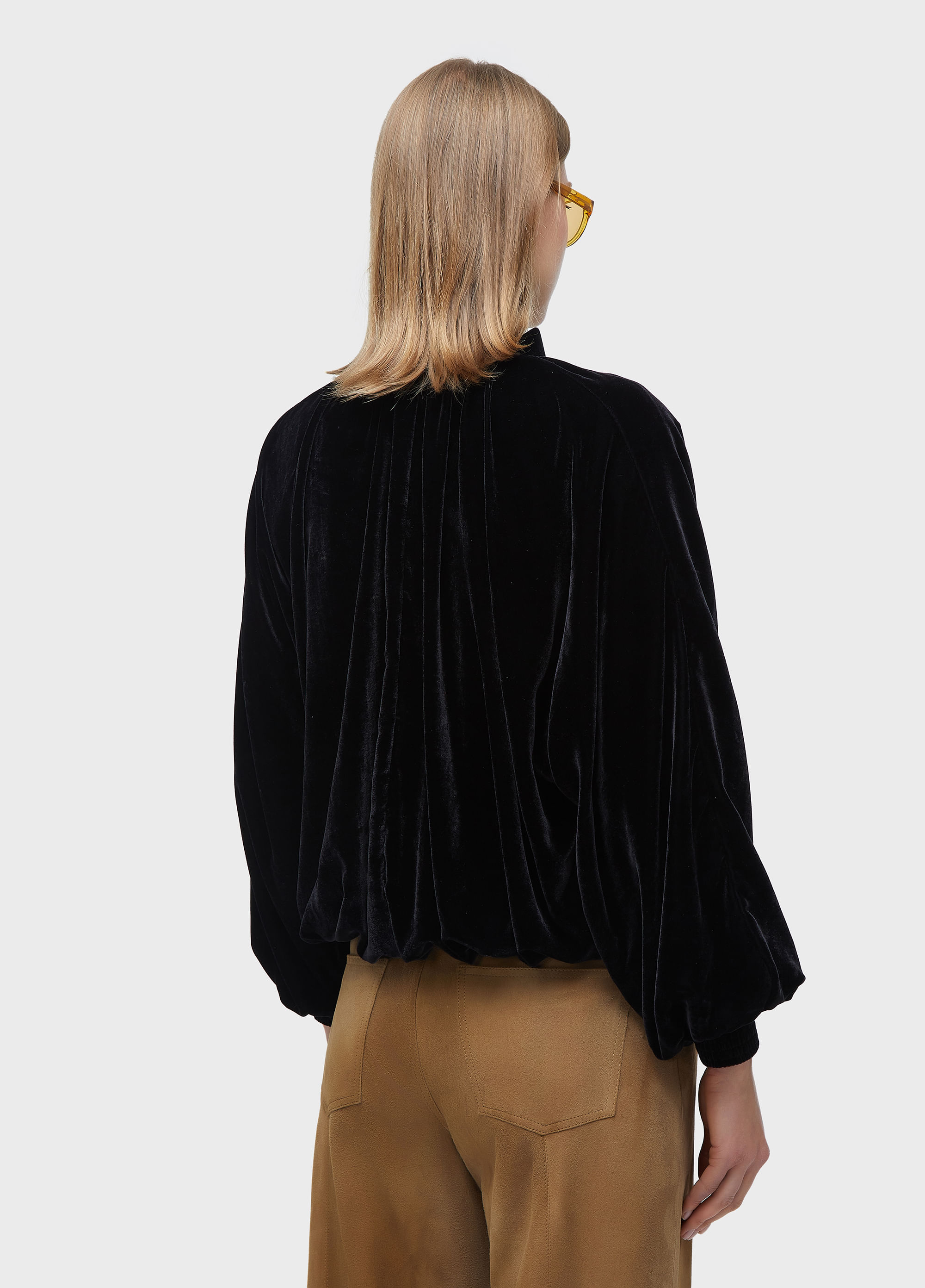 Casaco bomber velvet