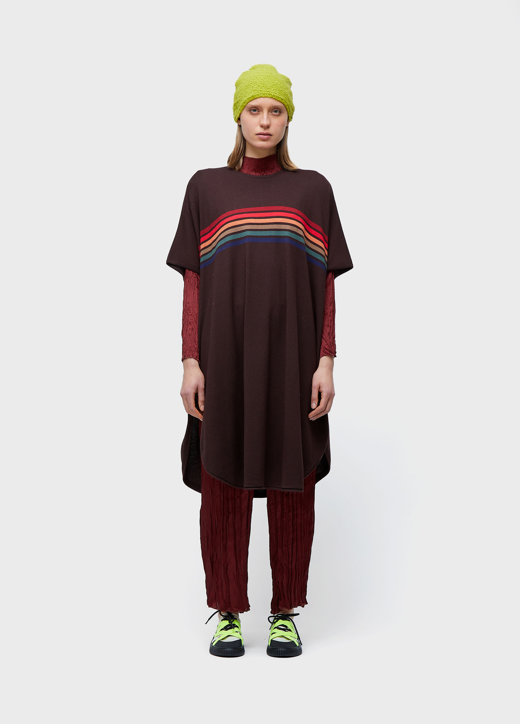 Kaftan tricot colorfull stripes