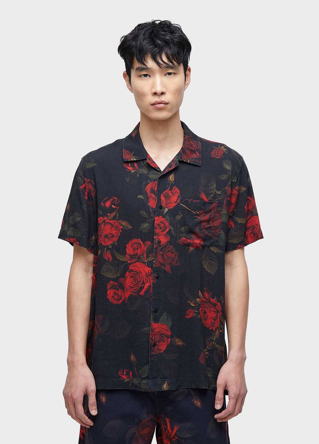 Camisa  vintage rose