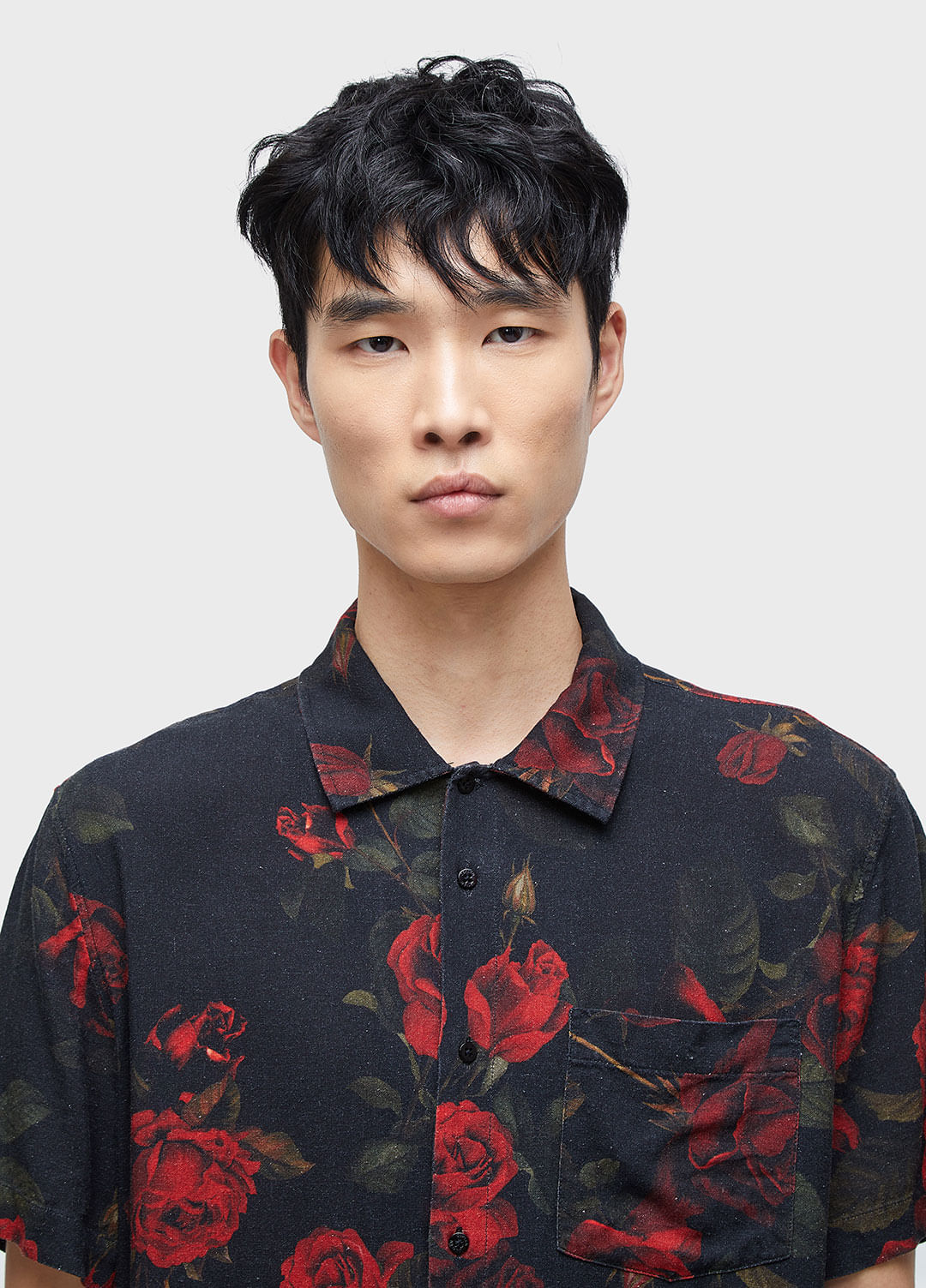 Camisa  vintage rose