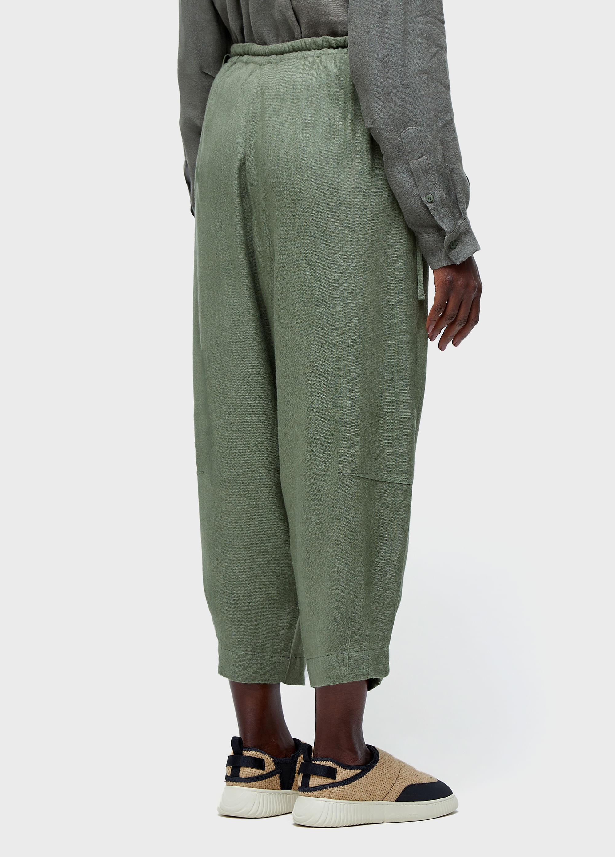 Calça regulagem linho reciclado