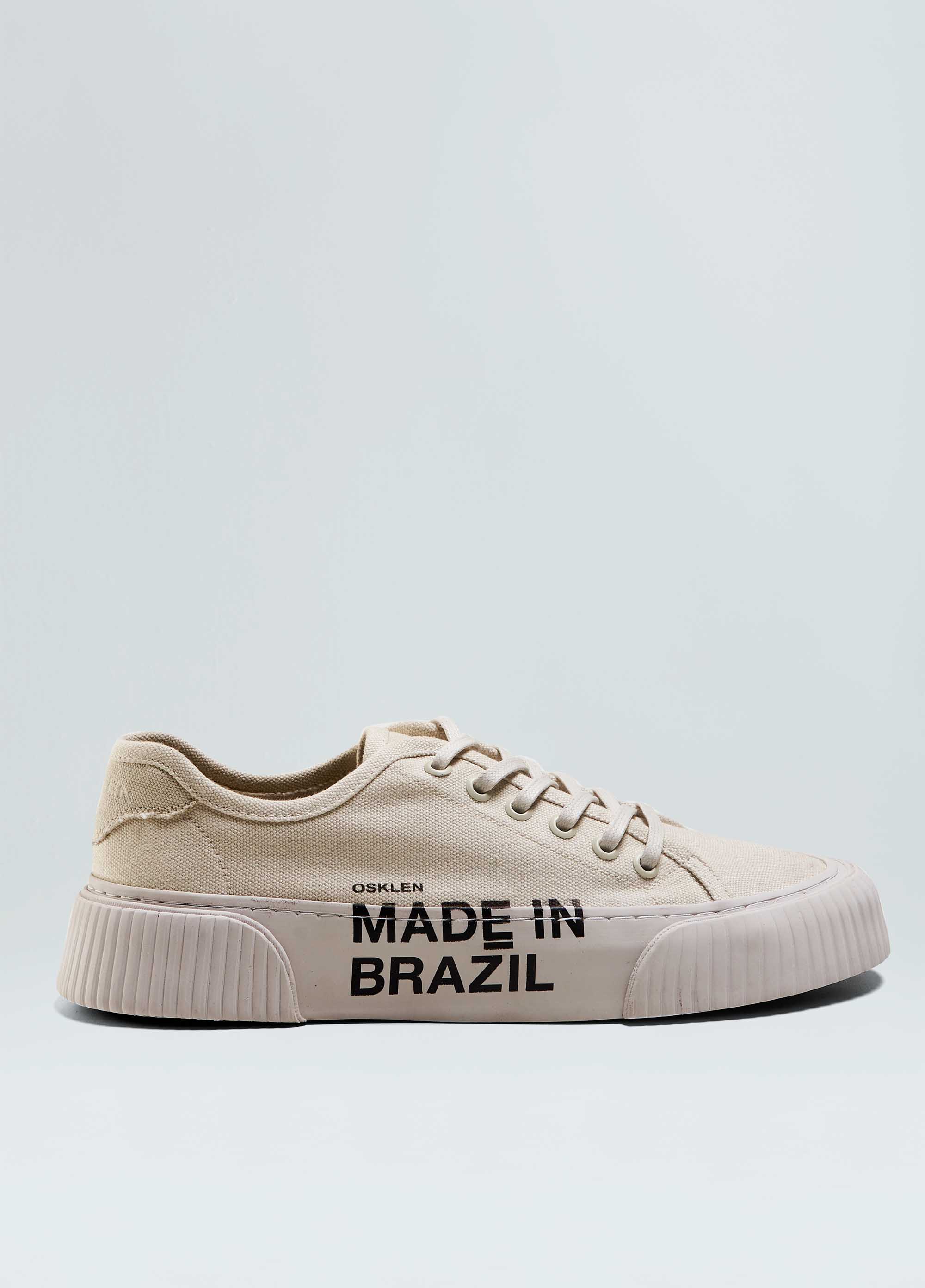 Tênis creeper lona made in brazil