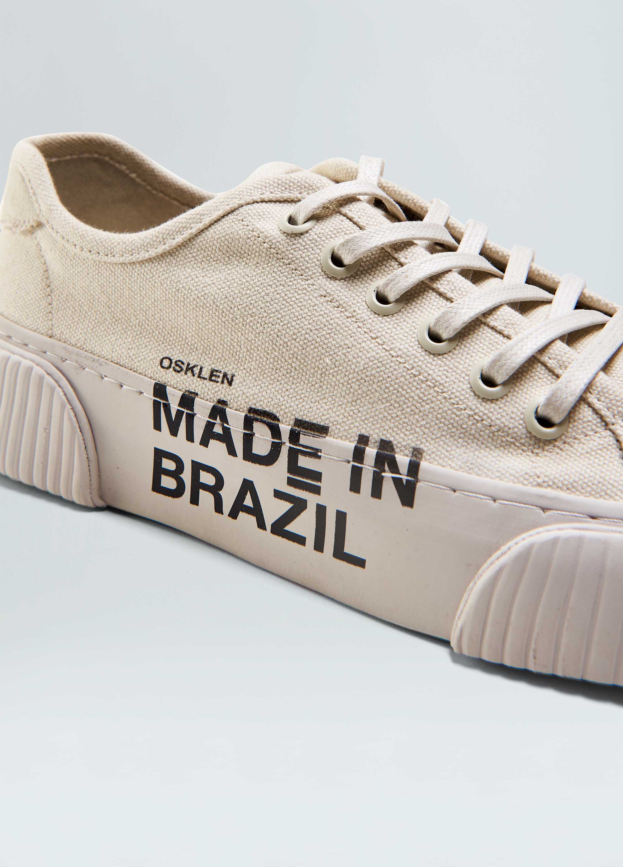 Tênis creeper lona made in brazil