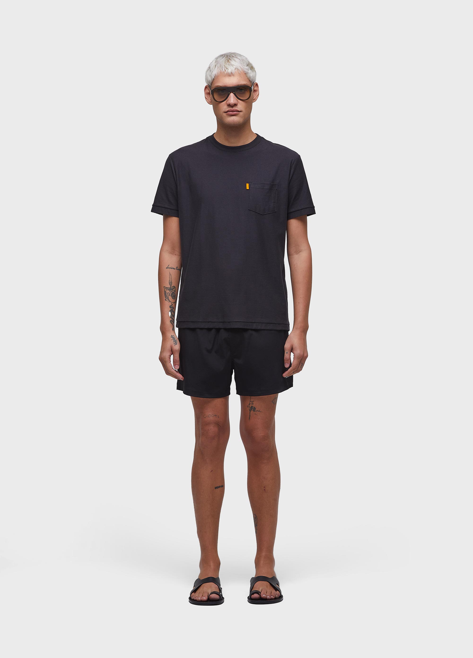T-shirt washed pocket spot