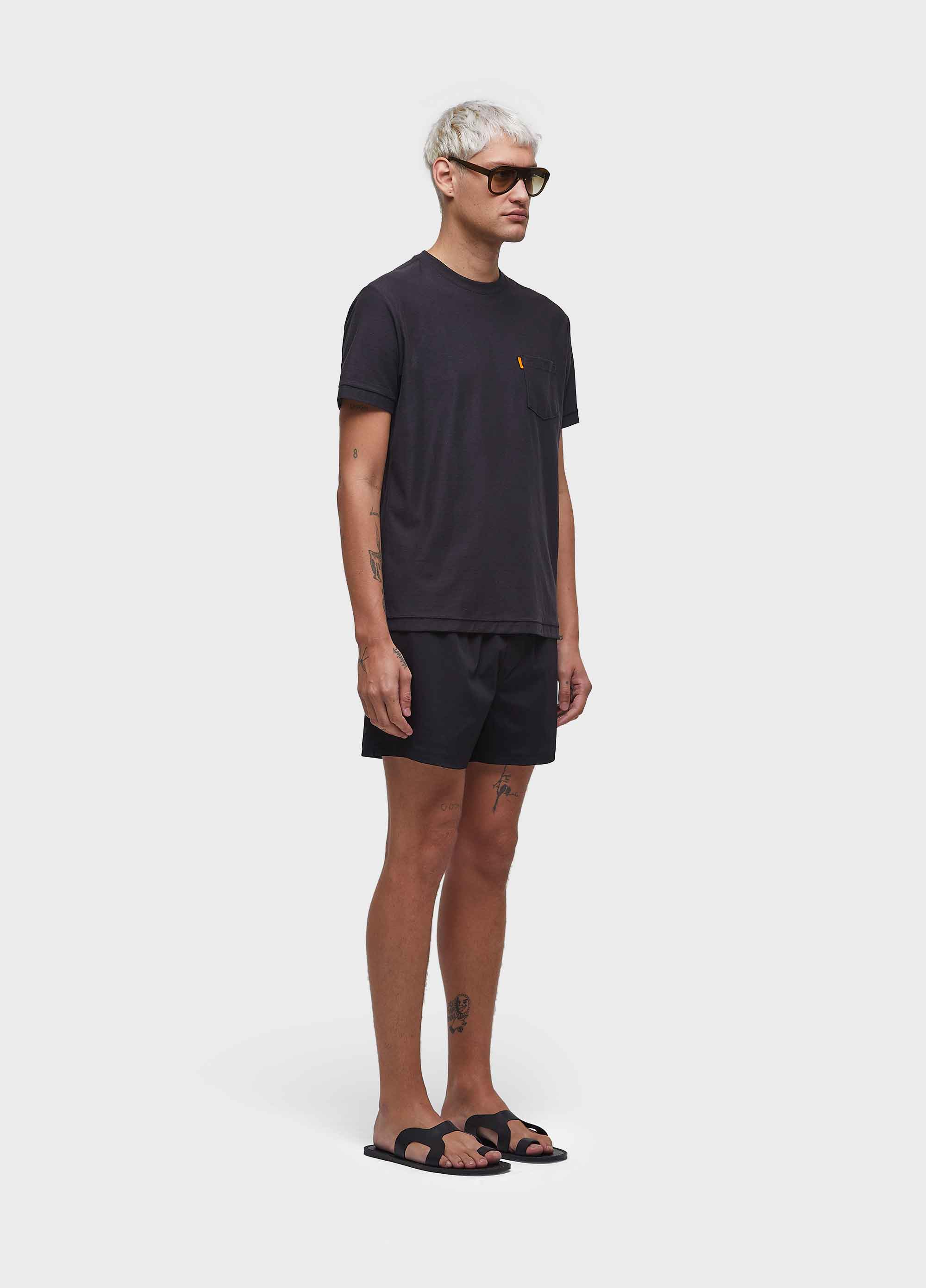 T-shirt washed pocket spot