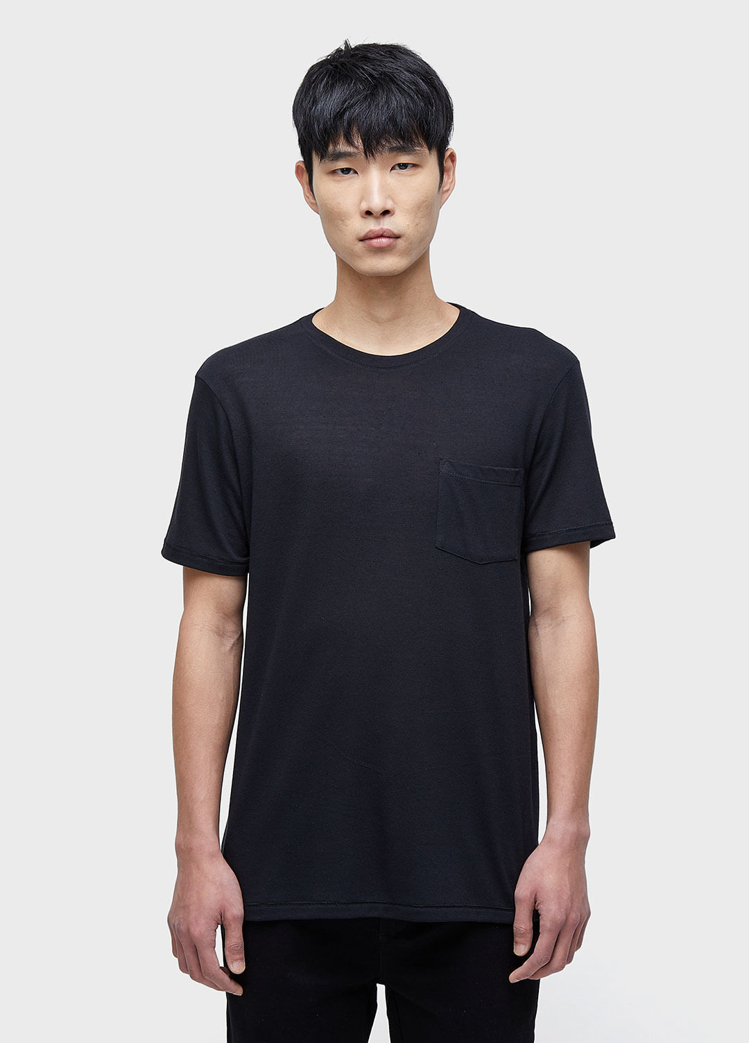 T-shirt rustic pocket e-basics  II