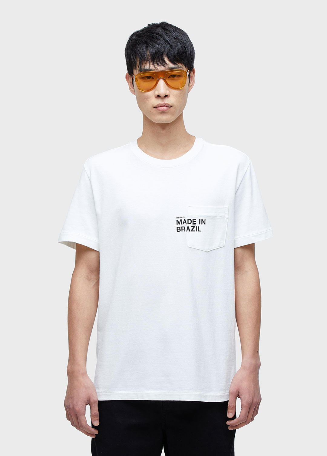 T-shirt pocket made in brazil