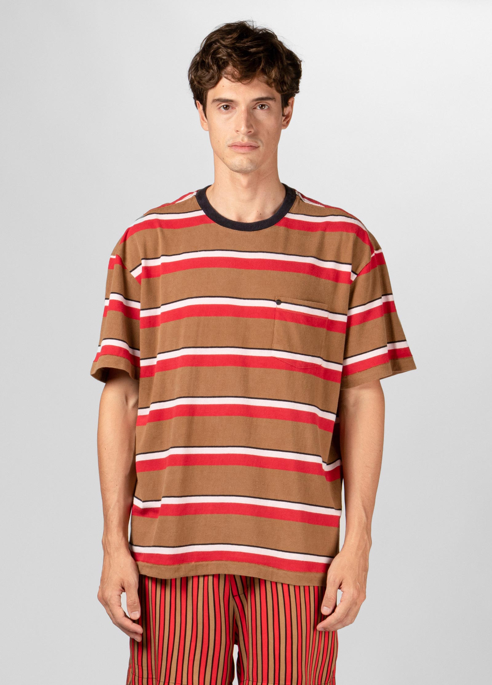 T-shirt pocket stripes pulse