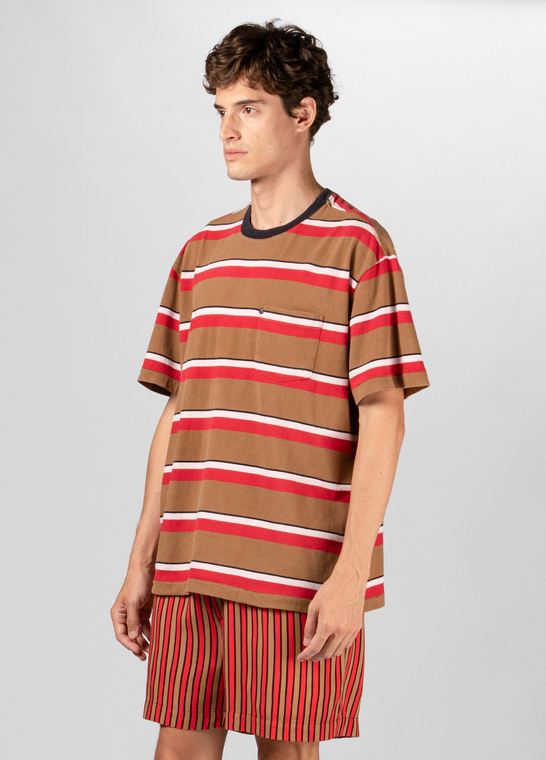 T-shirt pocket stripes pulse