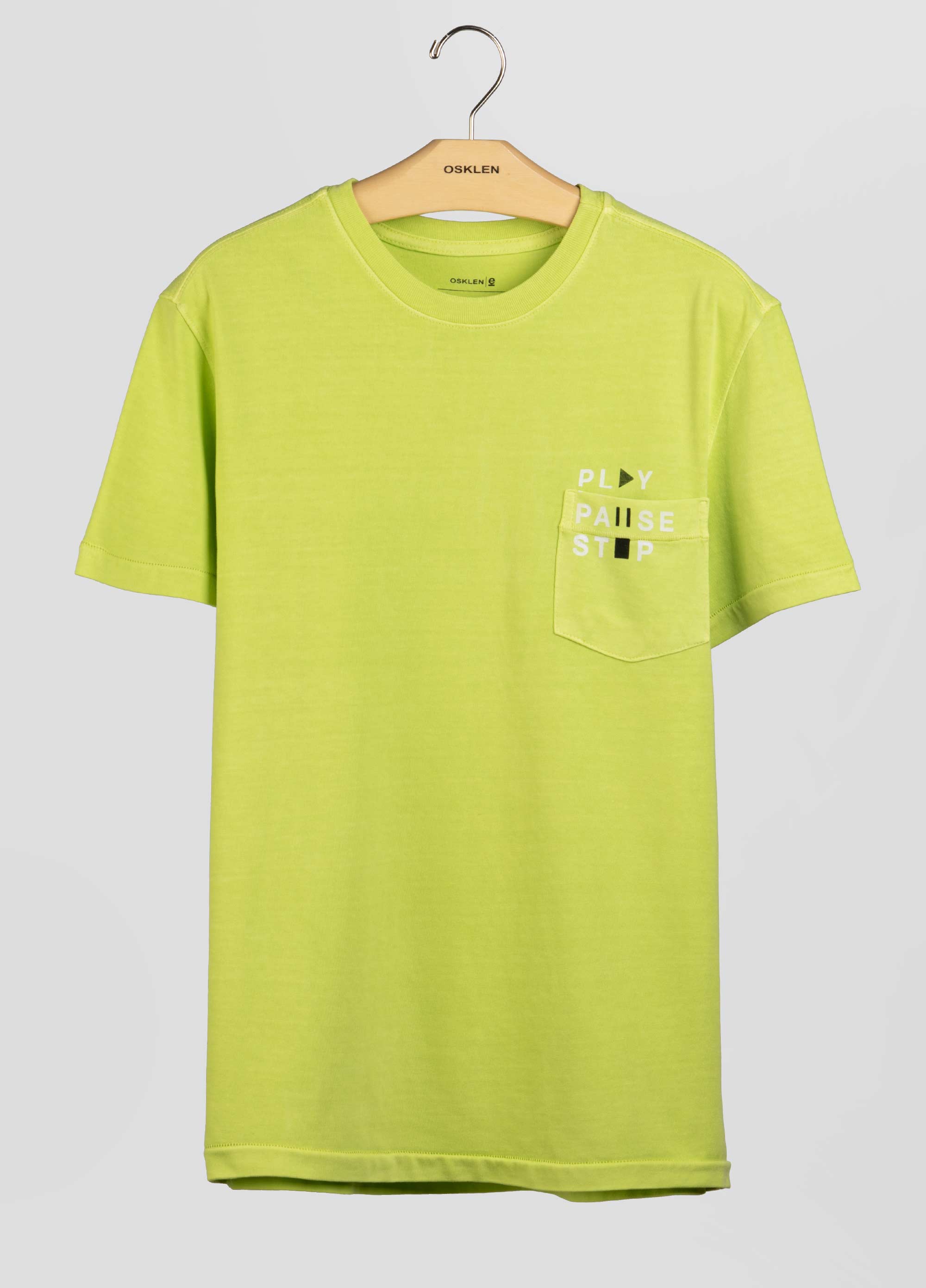 T-shirt strong play pause stop