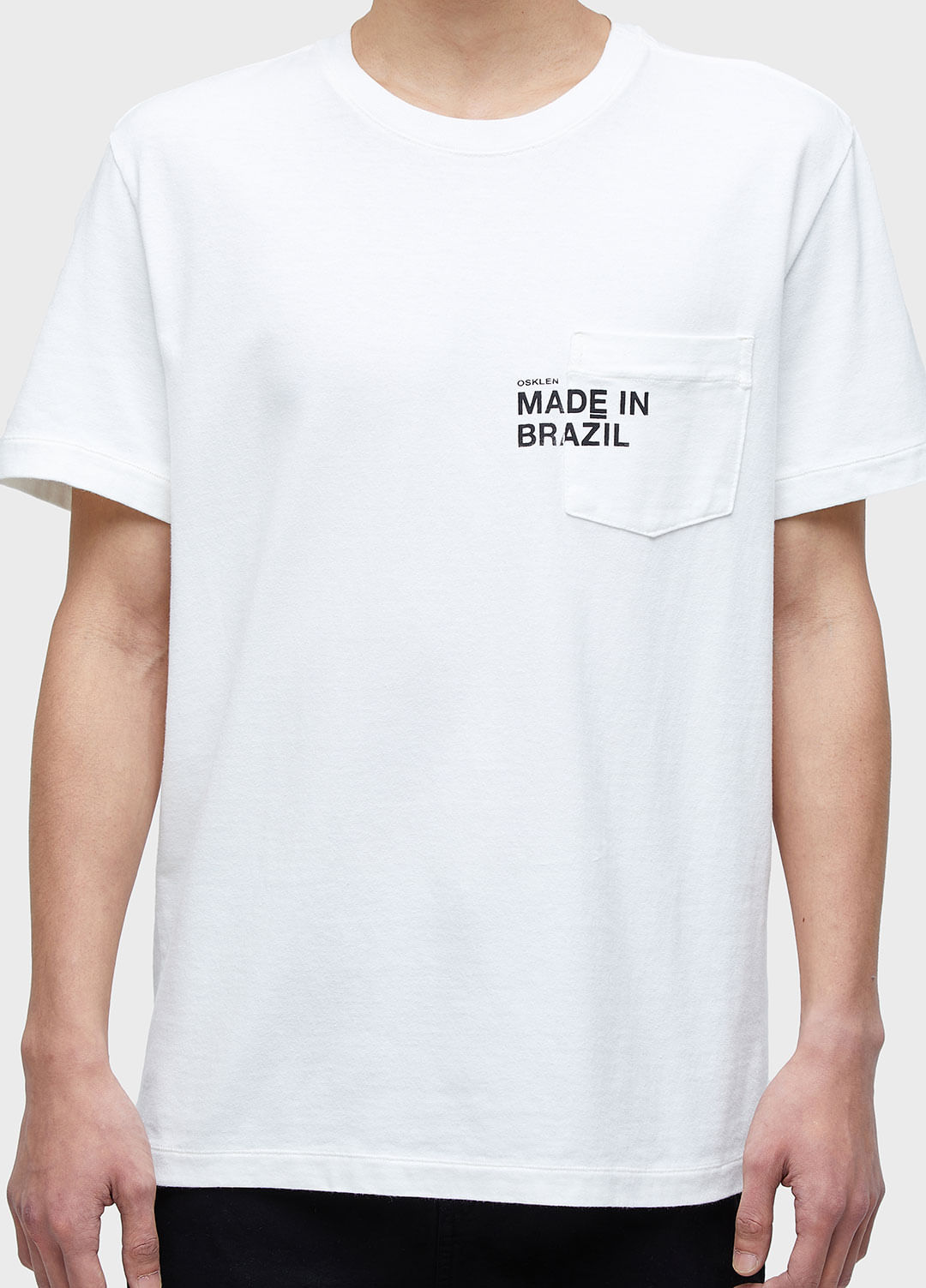 T-shirt pocket made in brazil