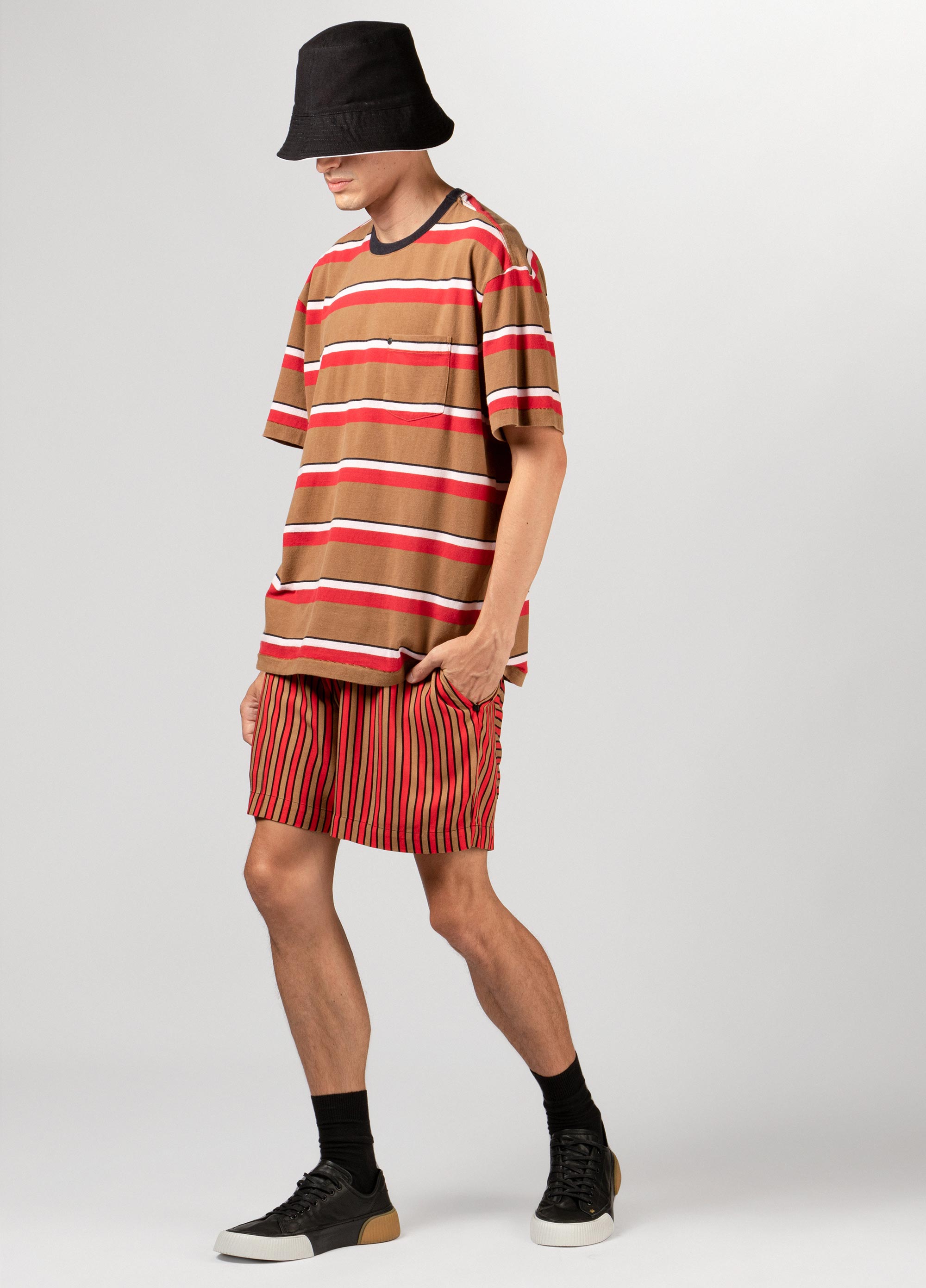 T-shirt pocket stripes pulse