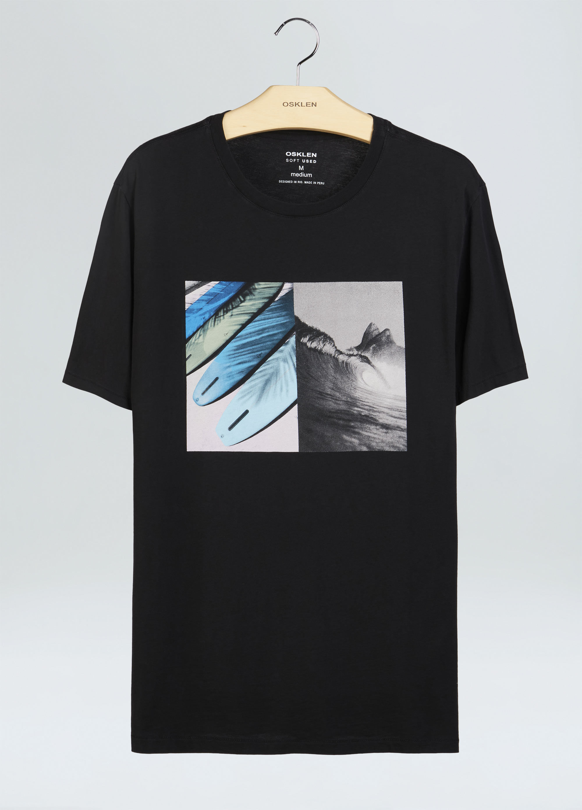 T-shirt soft used wave barrel