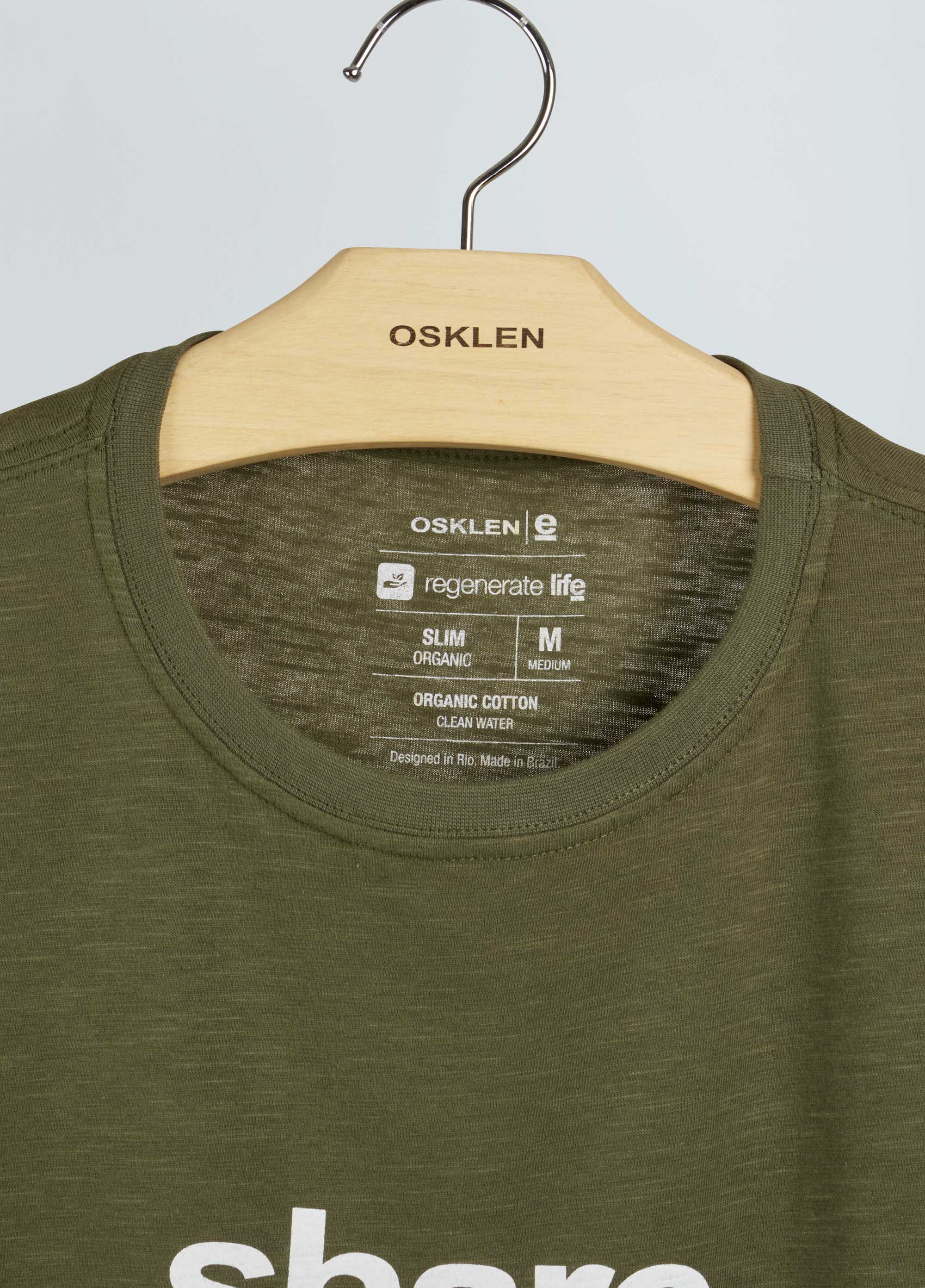 T-shirt organic rough share