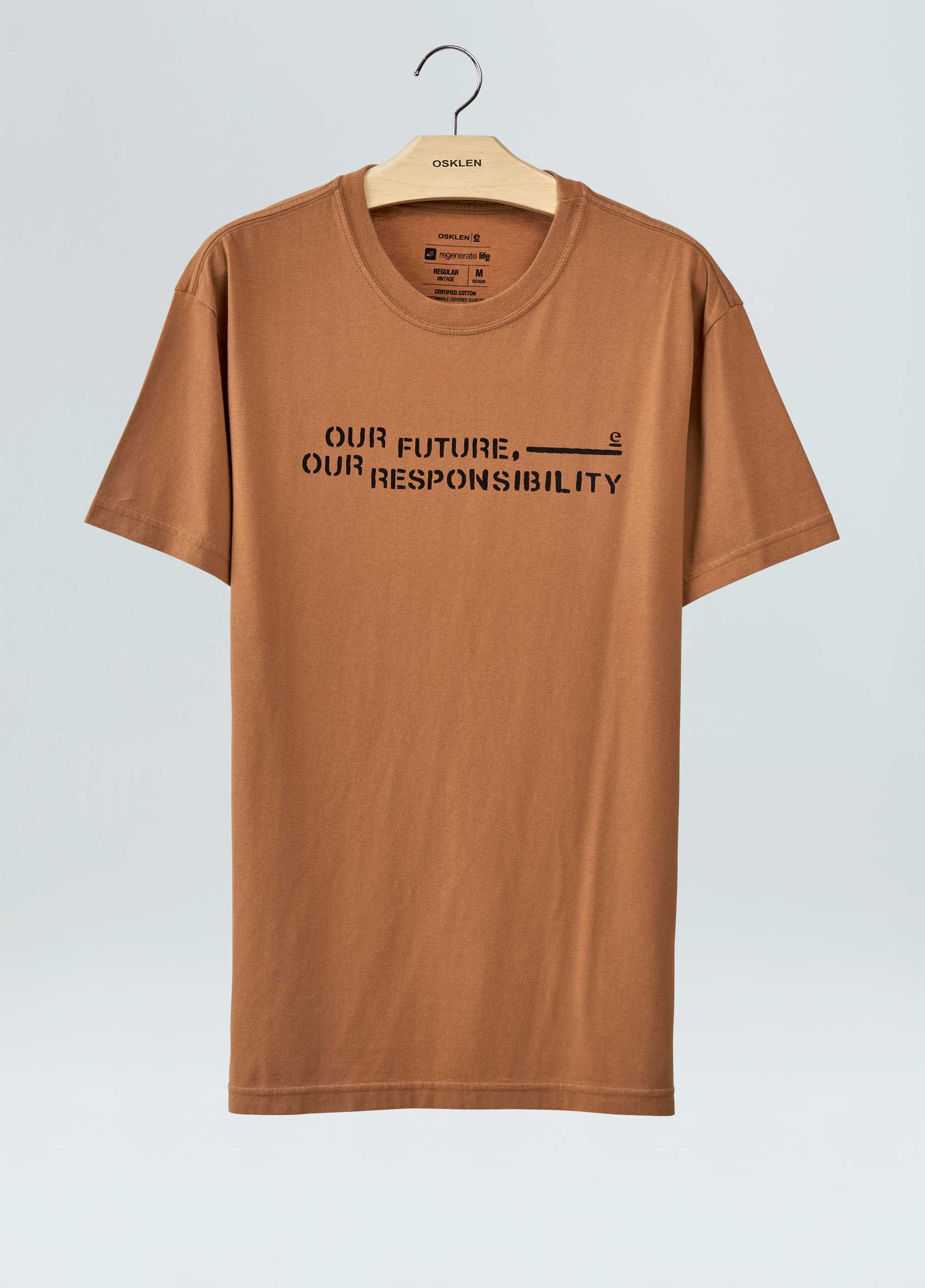 T-shirt vint our future our responsibili