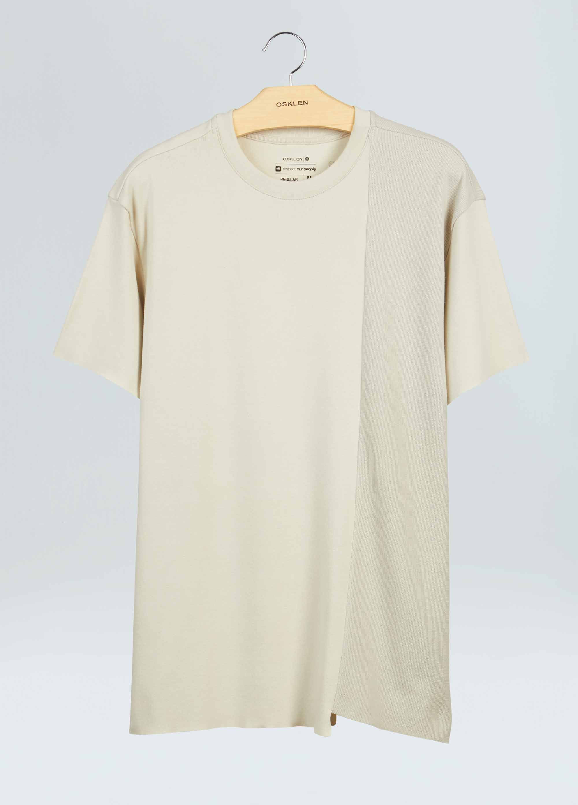 T-shirt MIX assimetrica