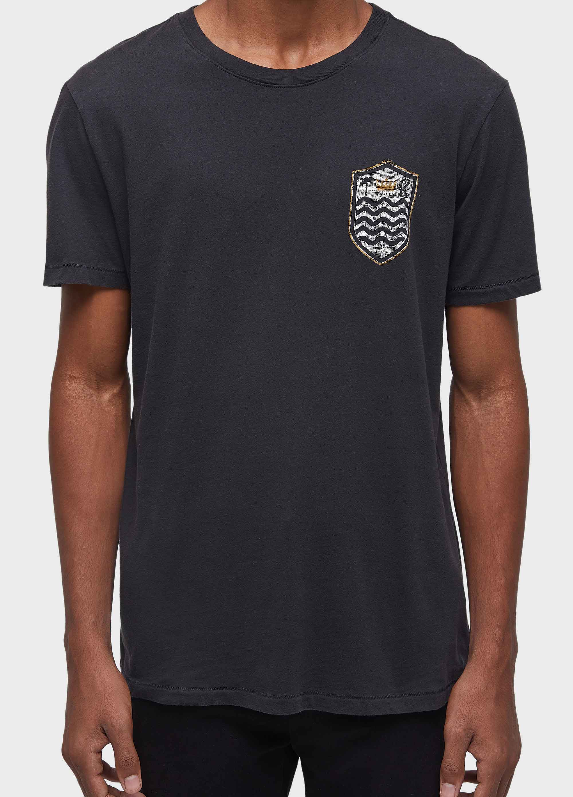T-shirt soft used brasão gaze