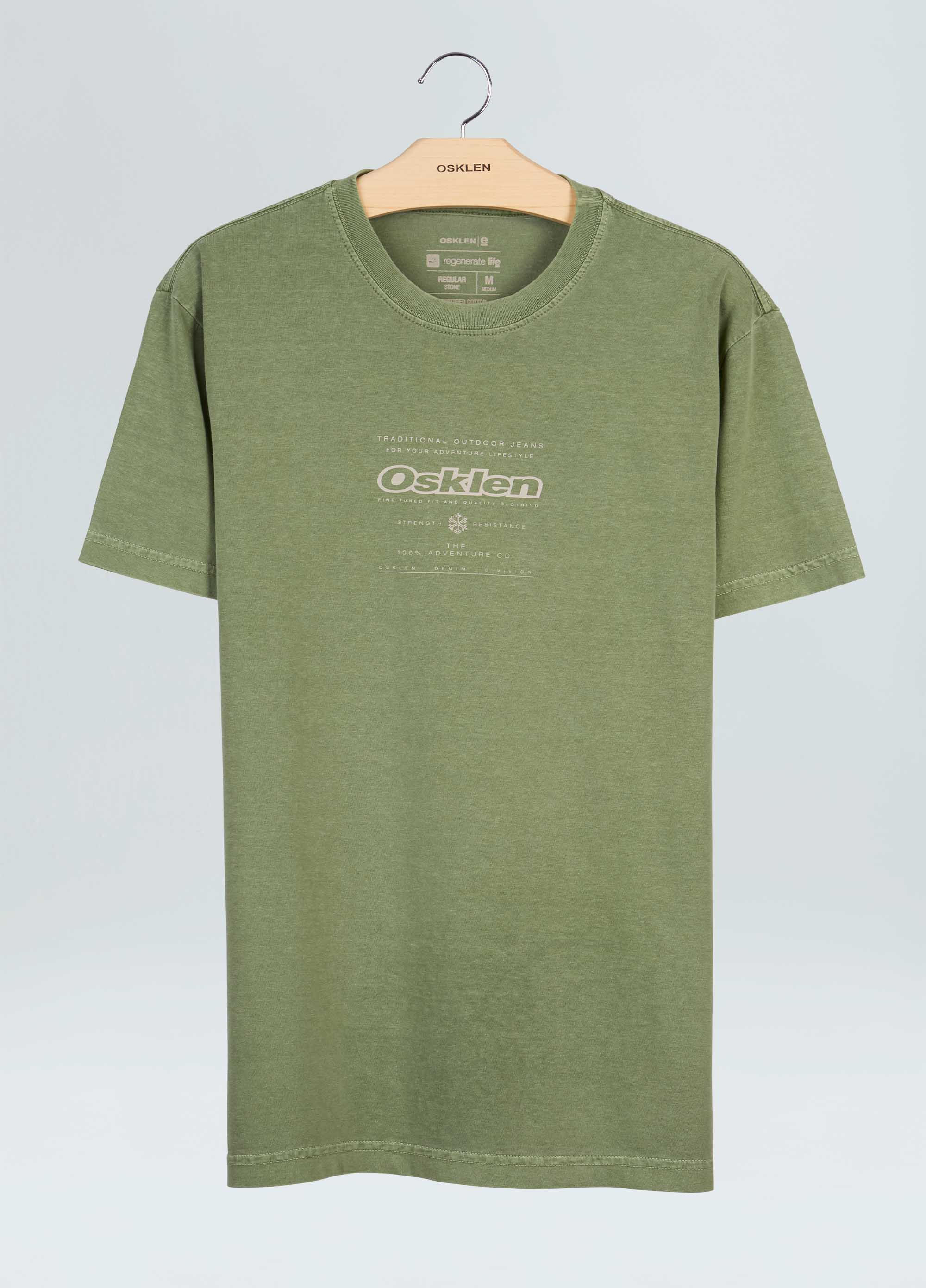 T-shirt stone label