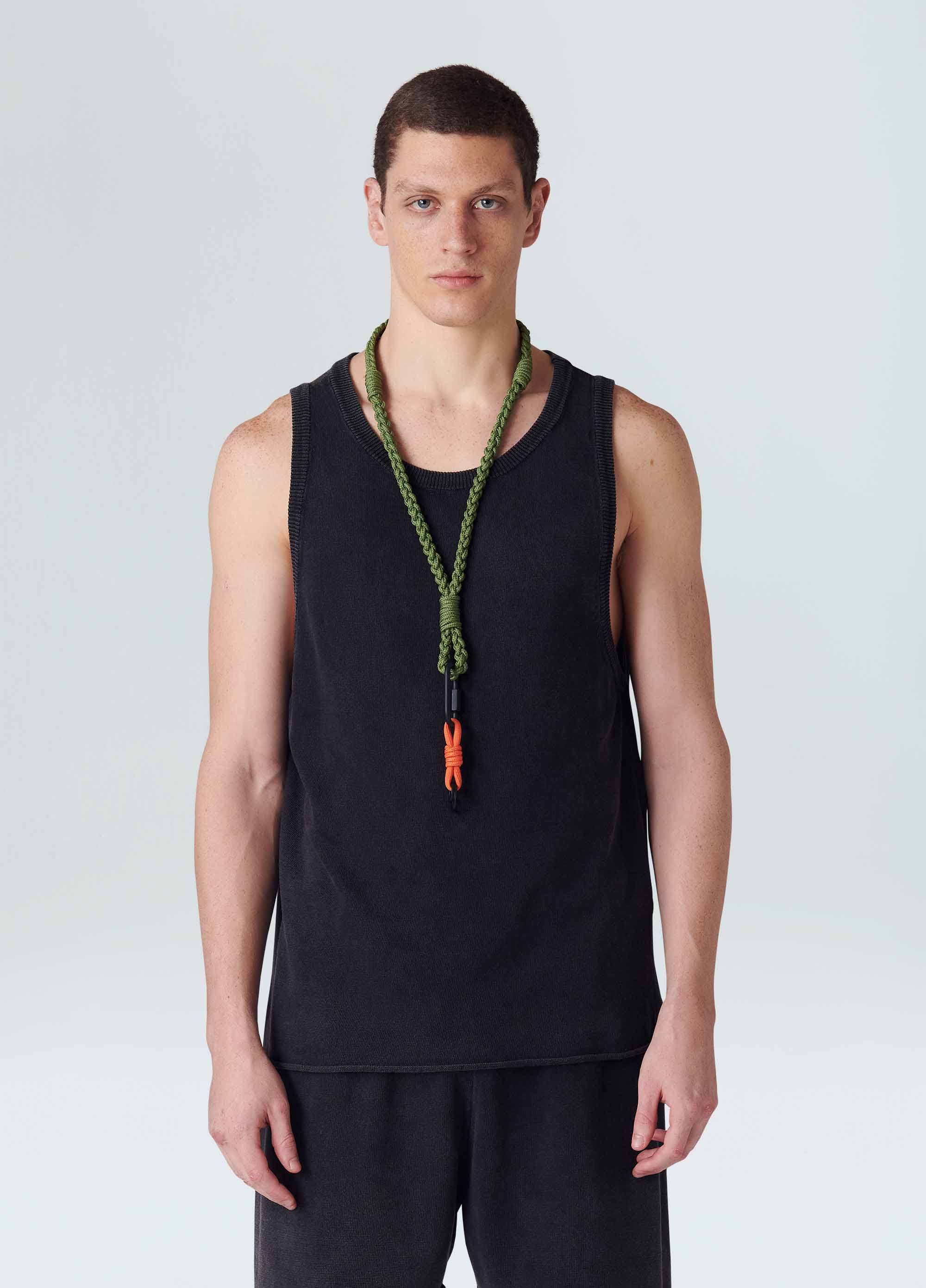 Regata tricot marmorizado