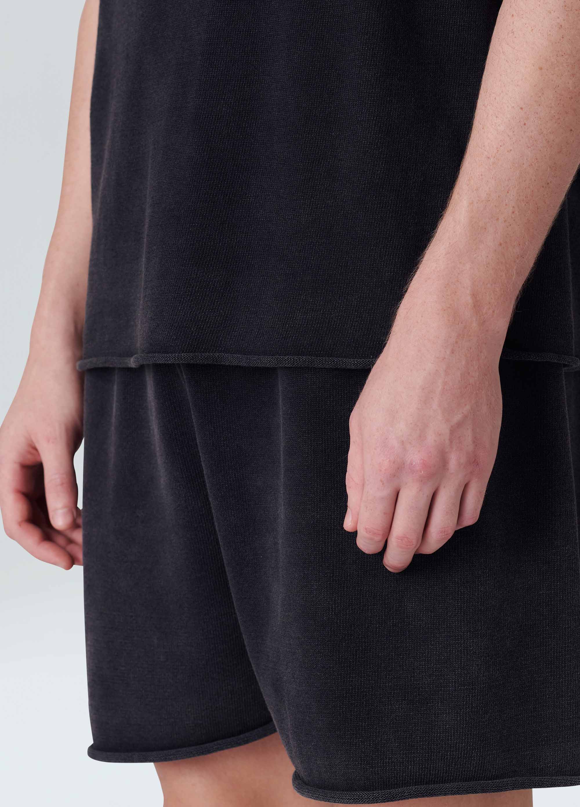 Regata tricot marmorizado