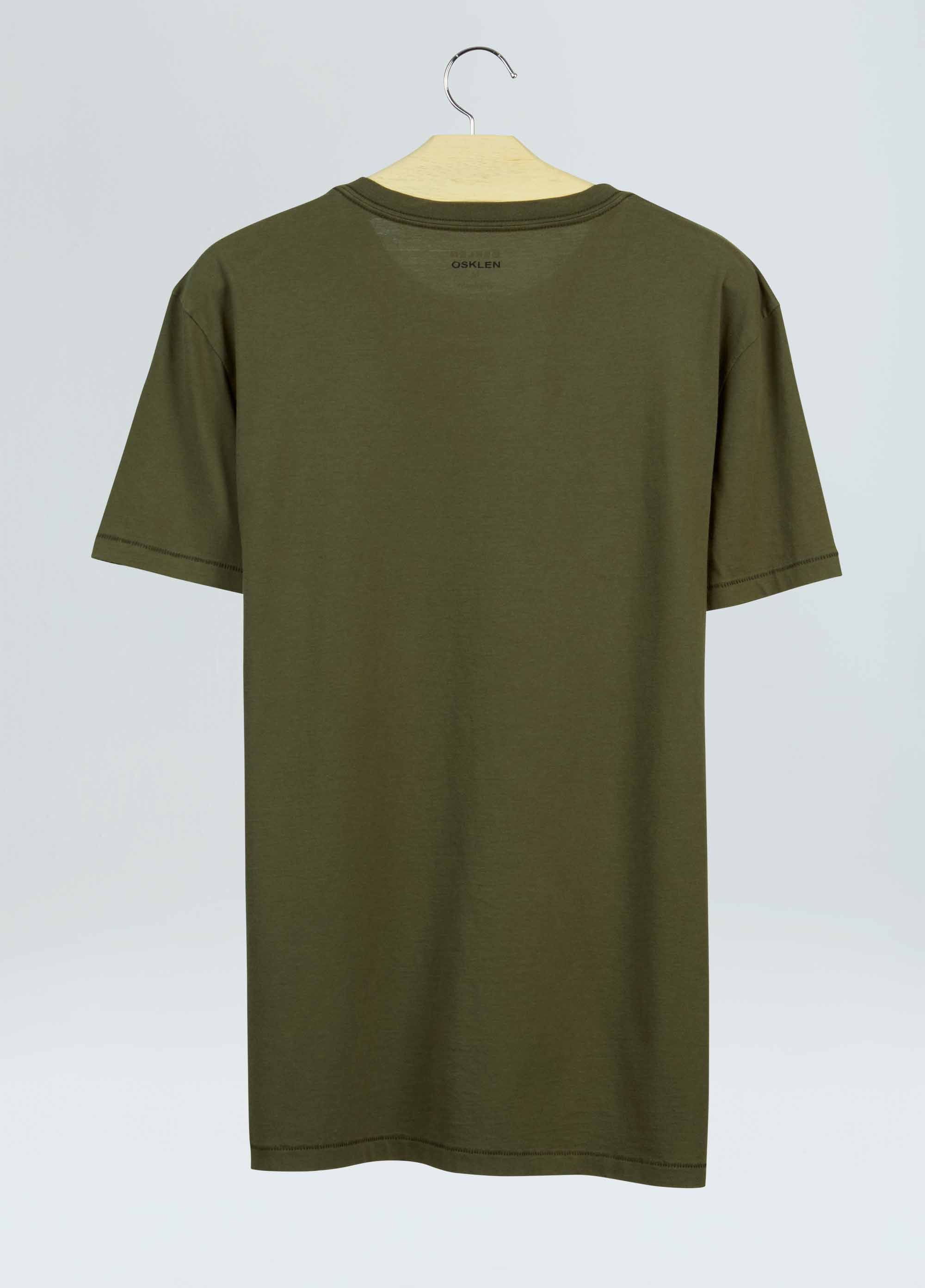 T-shirt soft used brasão flores