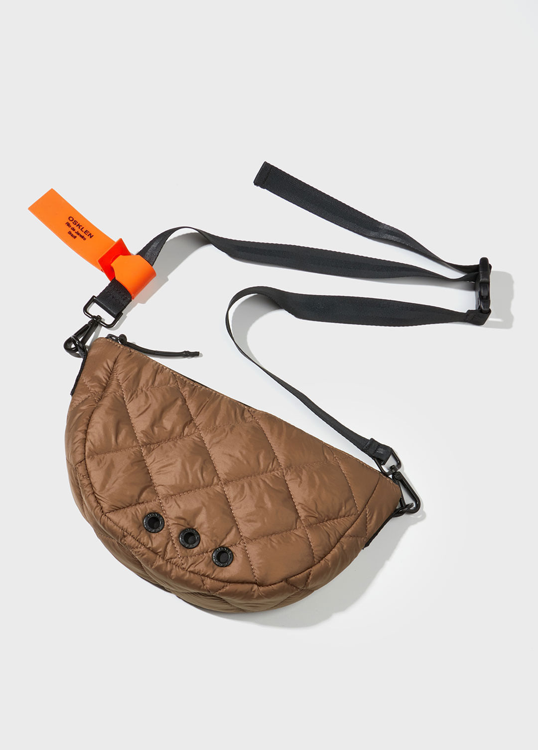 Bolsa mini andiroba nylon matelassê