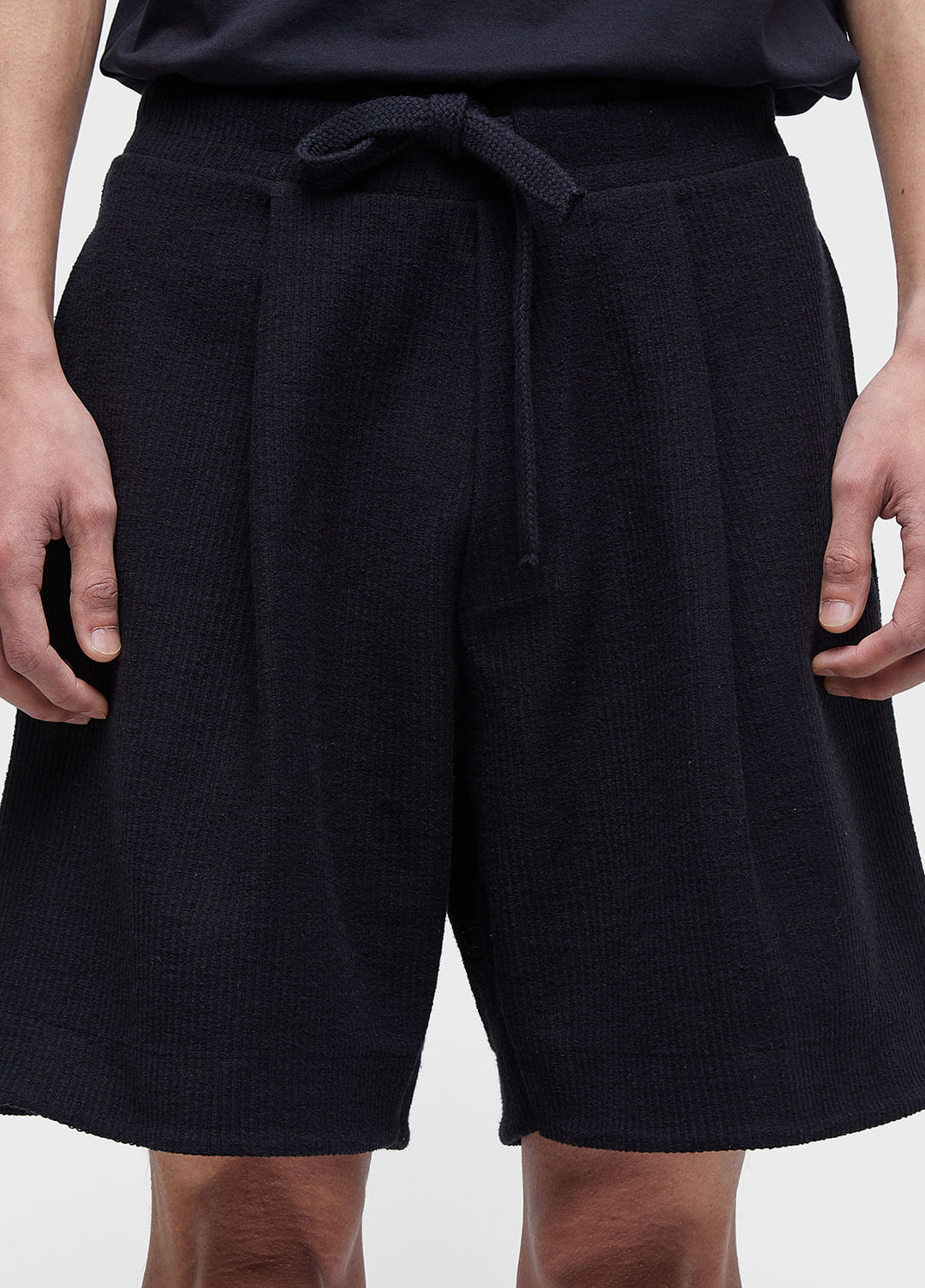 Bermuda moletom cotelê over