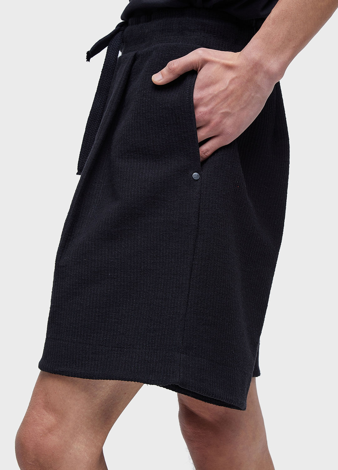 Bermuda moletom cotelê over