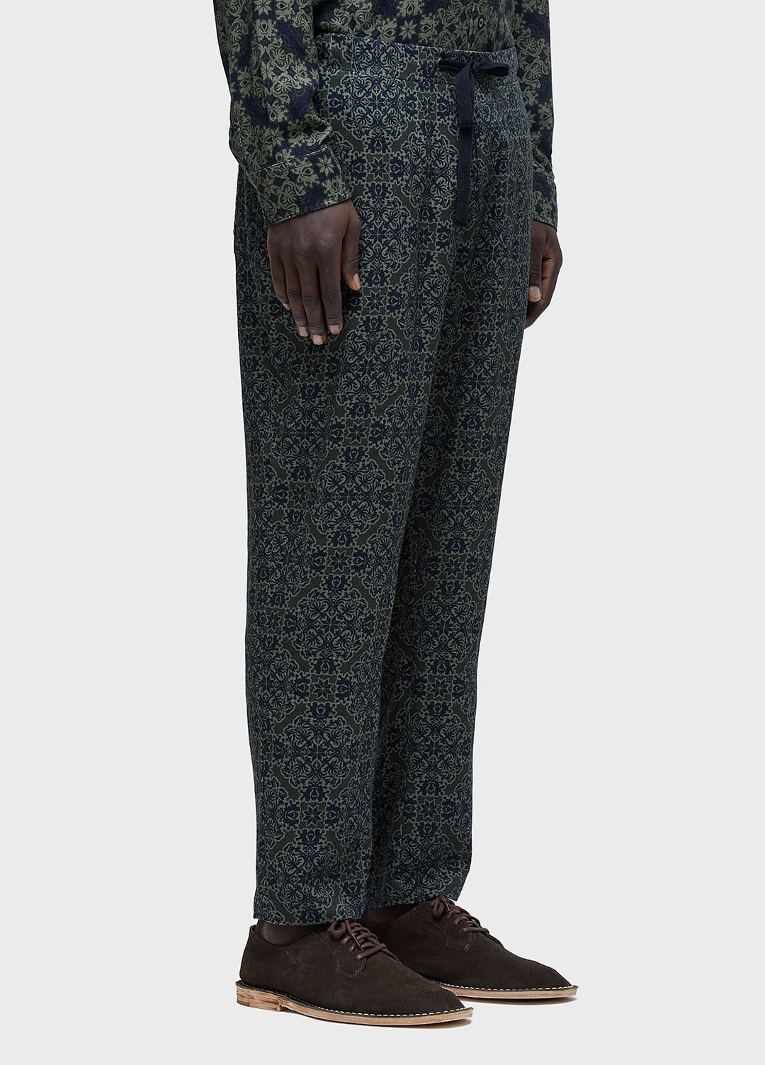 Calça jogging tile green