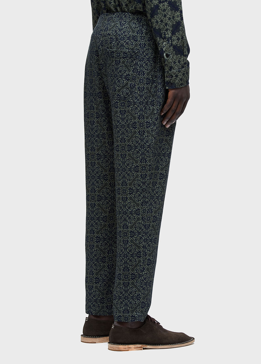 Calça jogging tile green