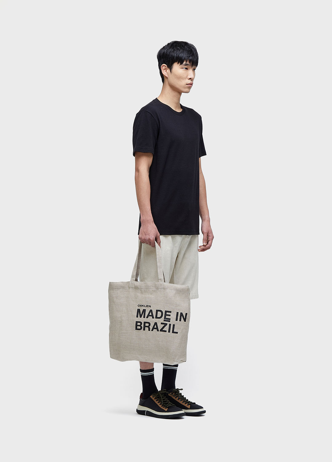 T-shirt ribbed rough uni MC