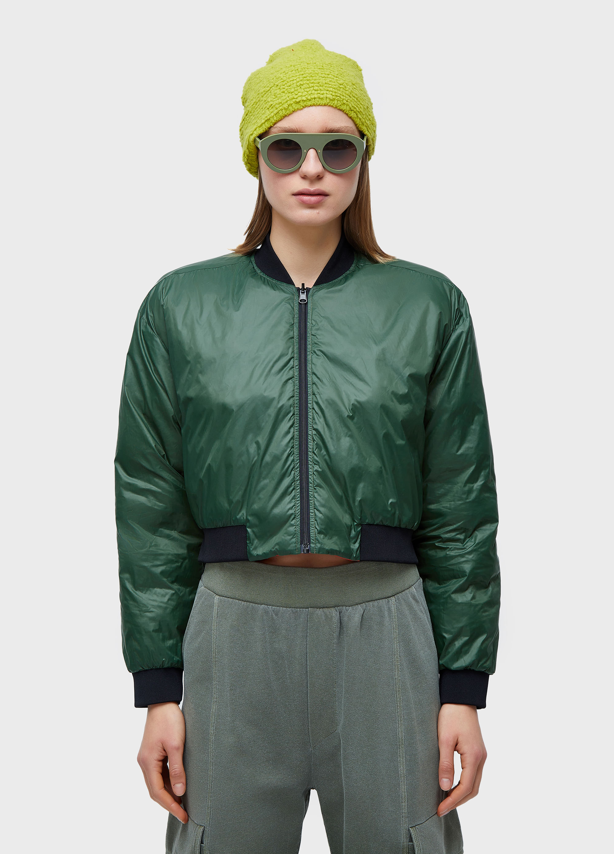 Jaqueta bomber matelasse double face
