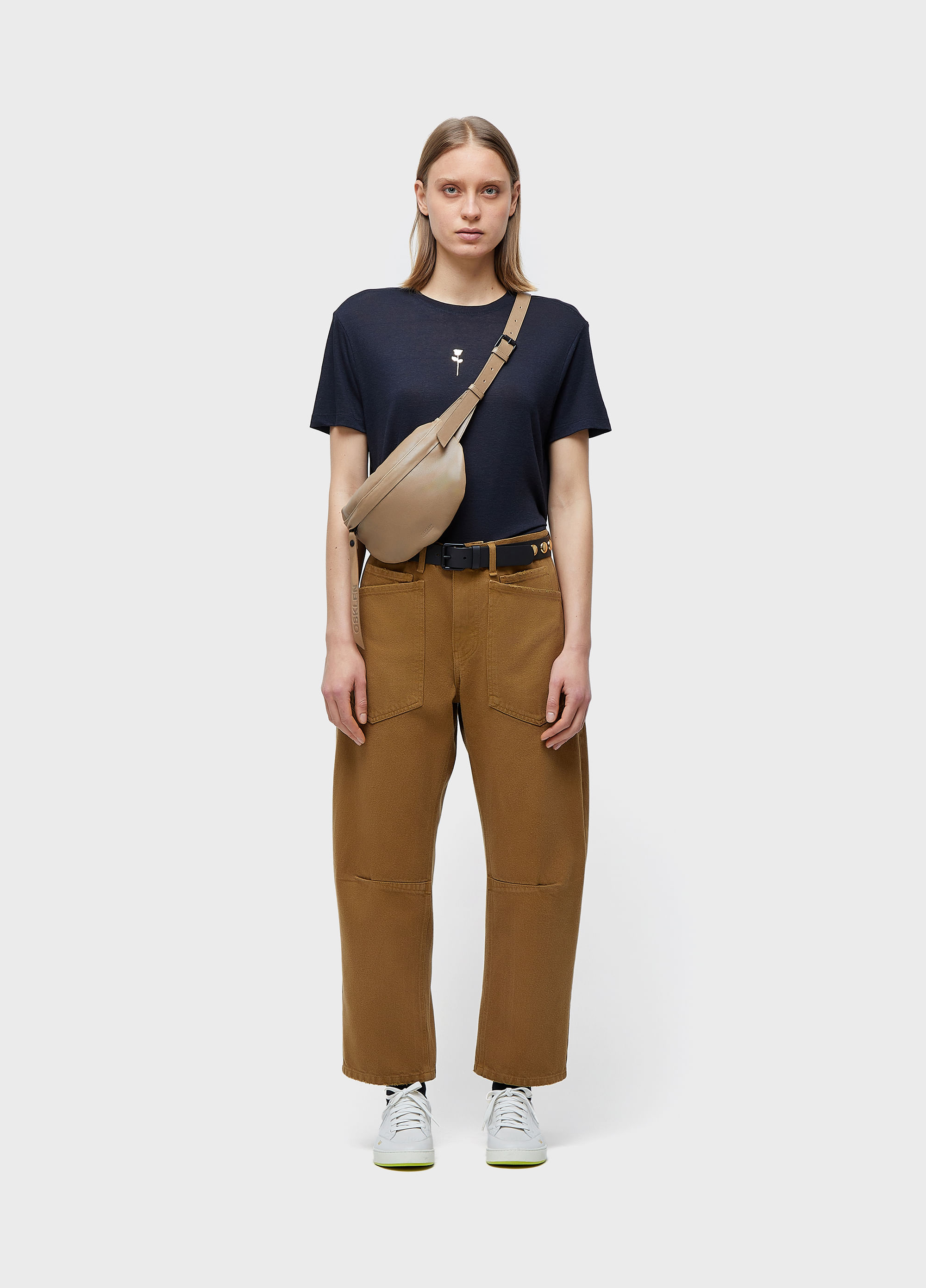 Pochete leather e-basics