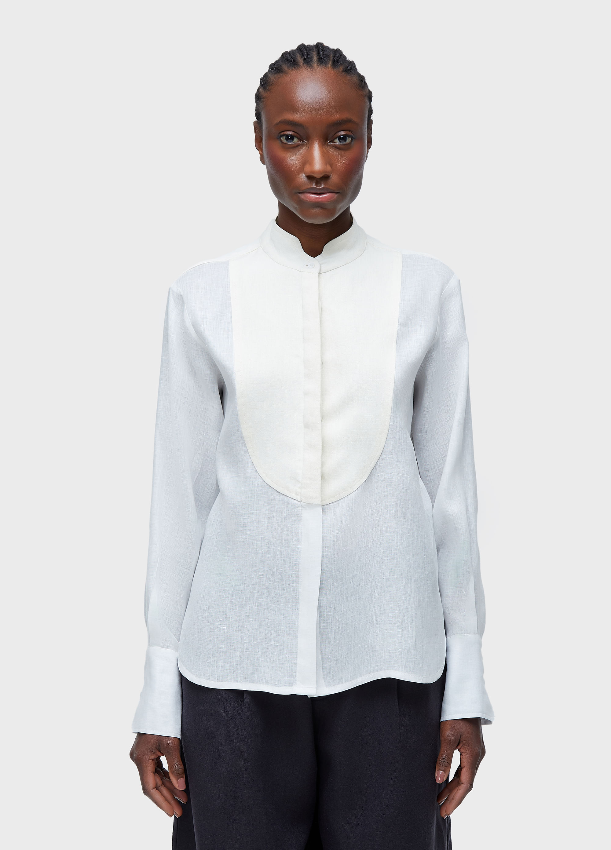 Camisa smoking linen
