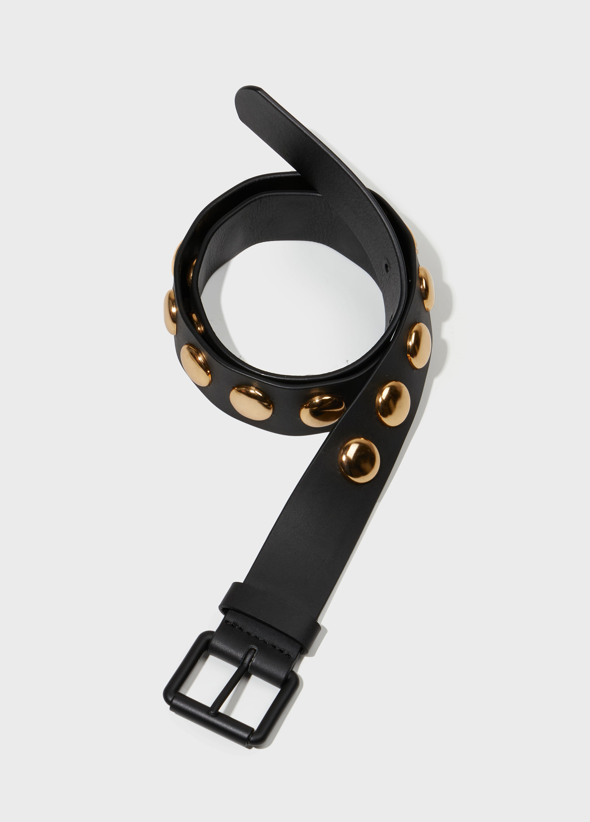Cinto maxi tachas ouro