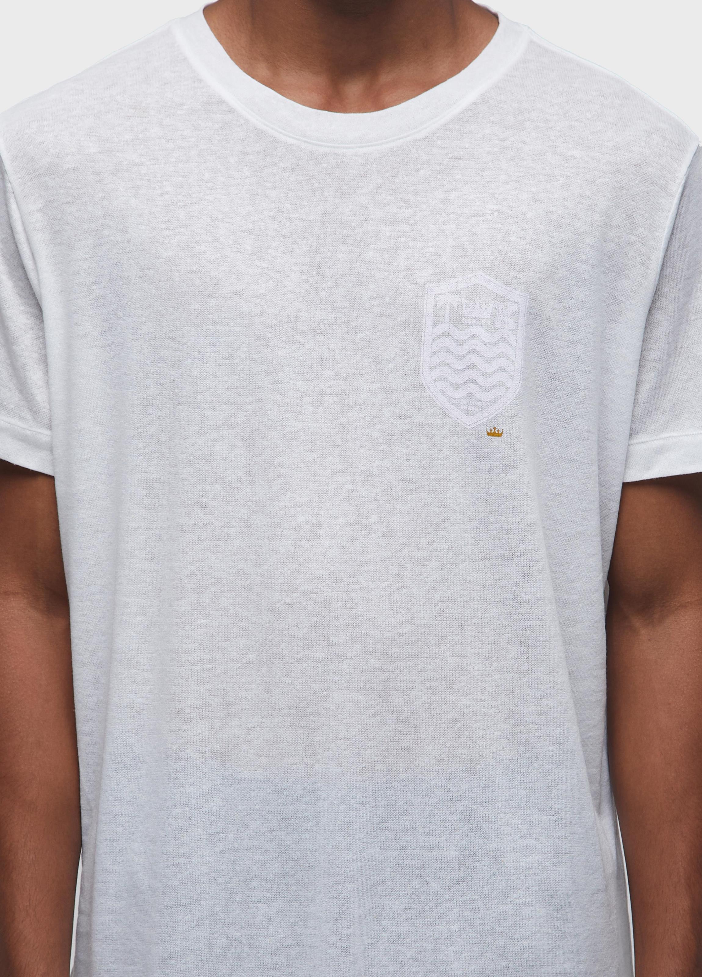 T-shirt light brasão white edition