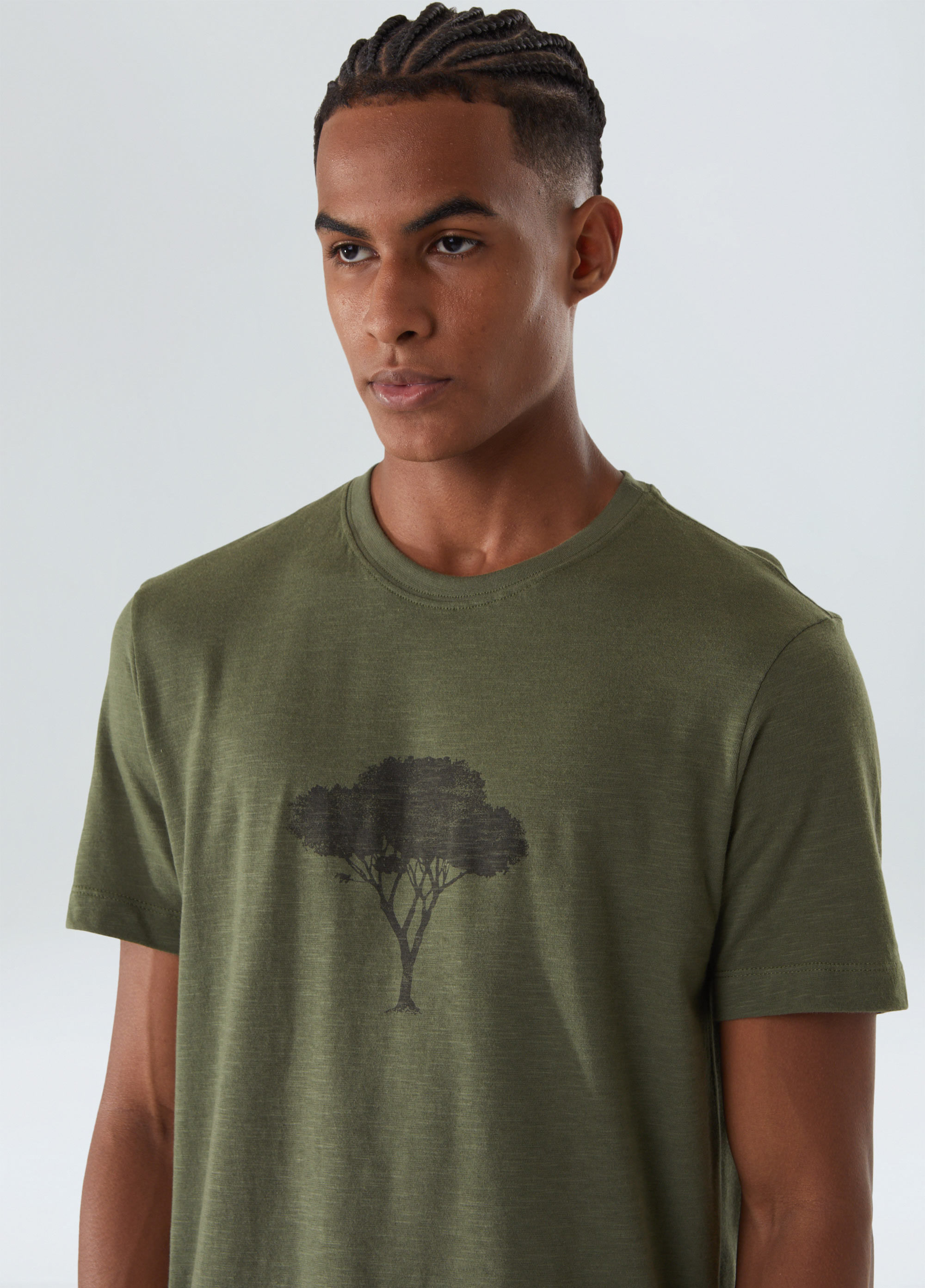 T-shirt organic rough tree